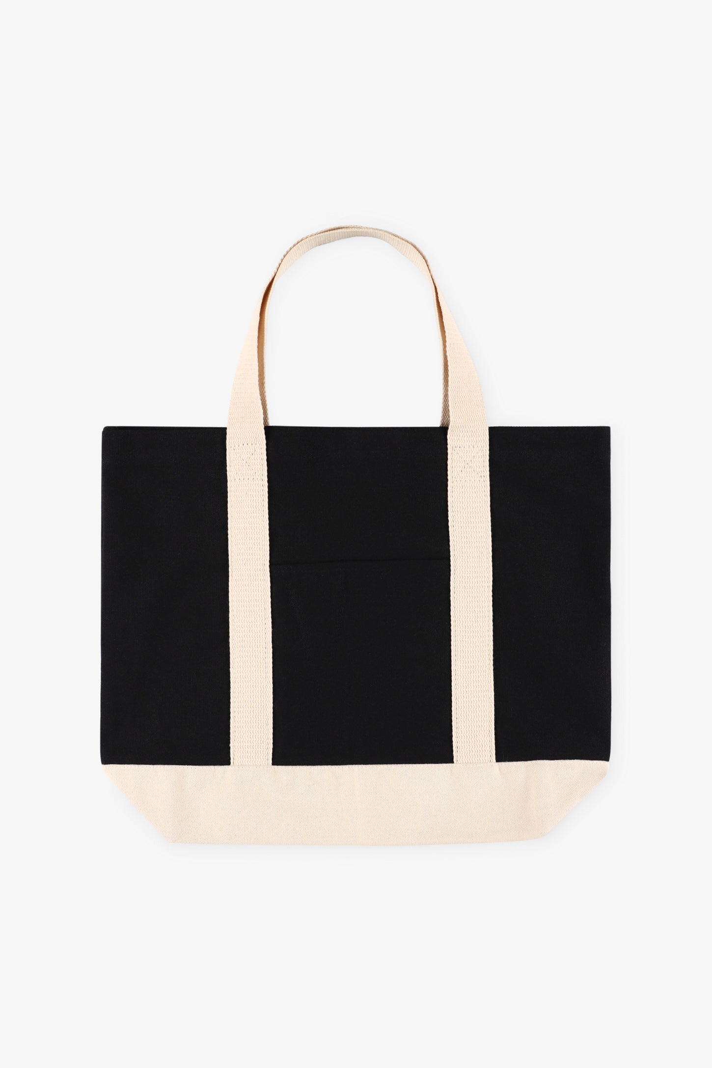 Sac de plage en toile - Femme && NOIR/MULTI