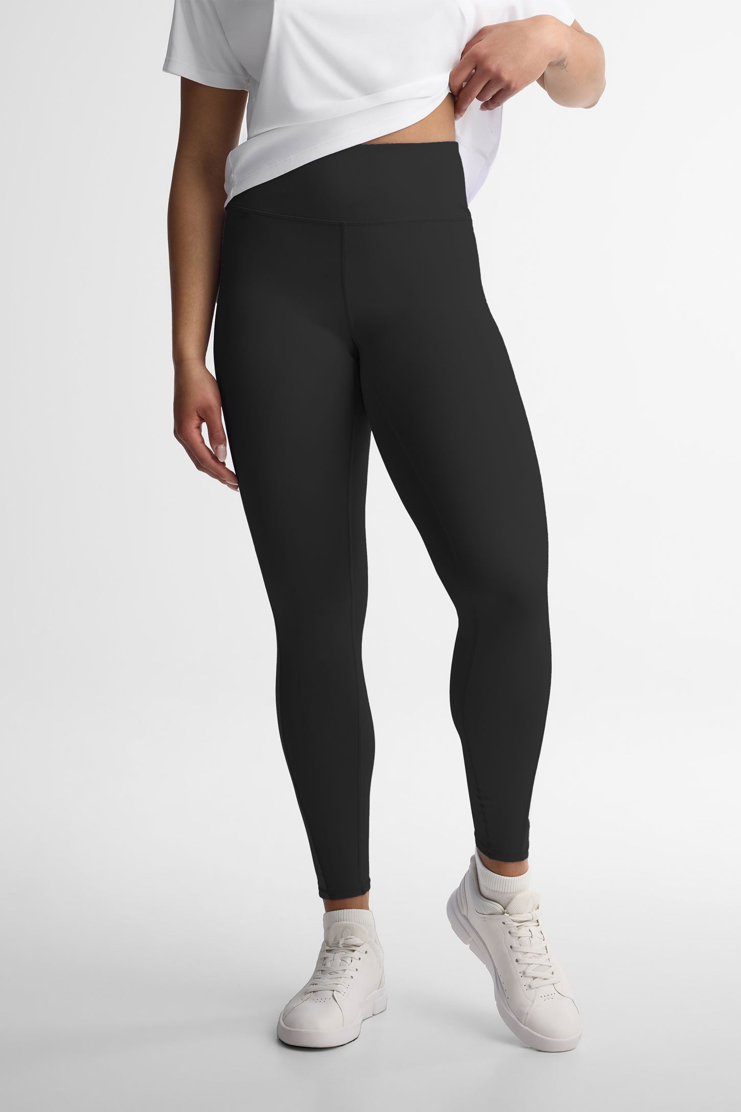 Legging taille haute athlétique - Femme && NOIR