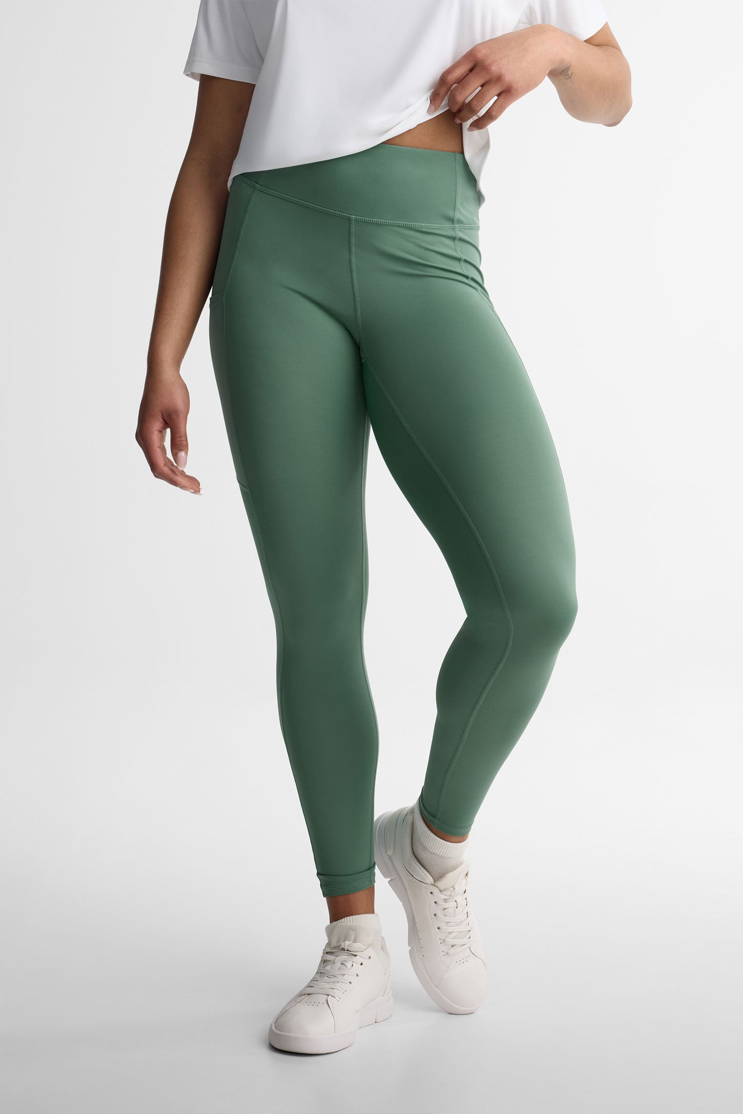 Legging taille haute athlétique - Femme && VERT