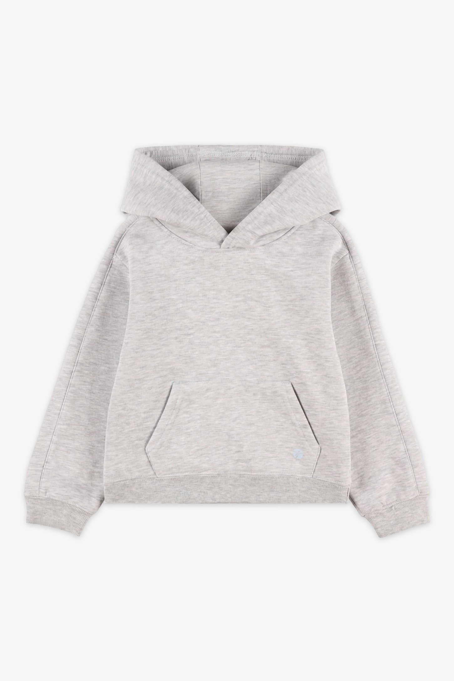Chandail à capuchon athlétique - Enfant fille && GRIS MIXTE