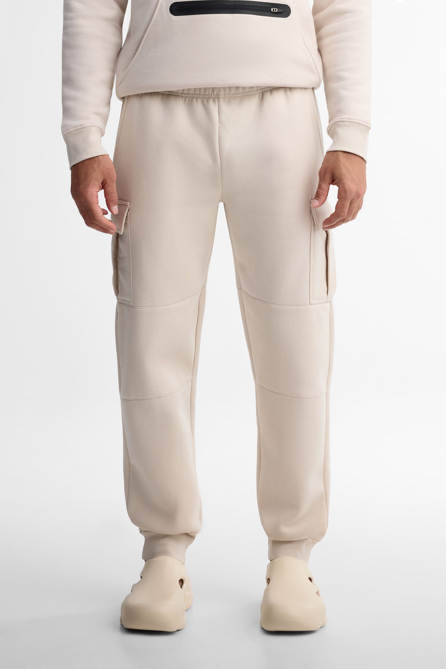 Pantalon jogger cargo athlétique - Homme && BEIGE