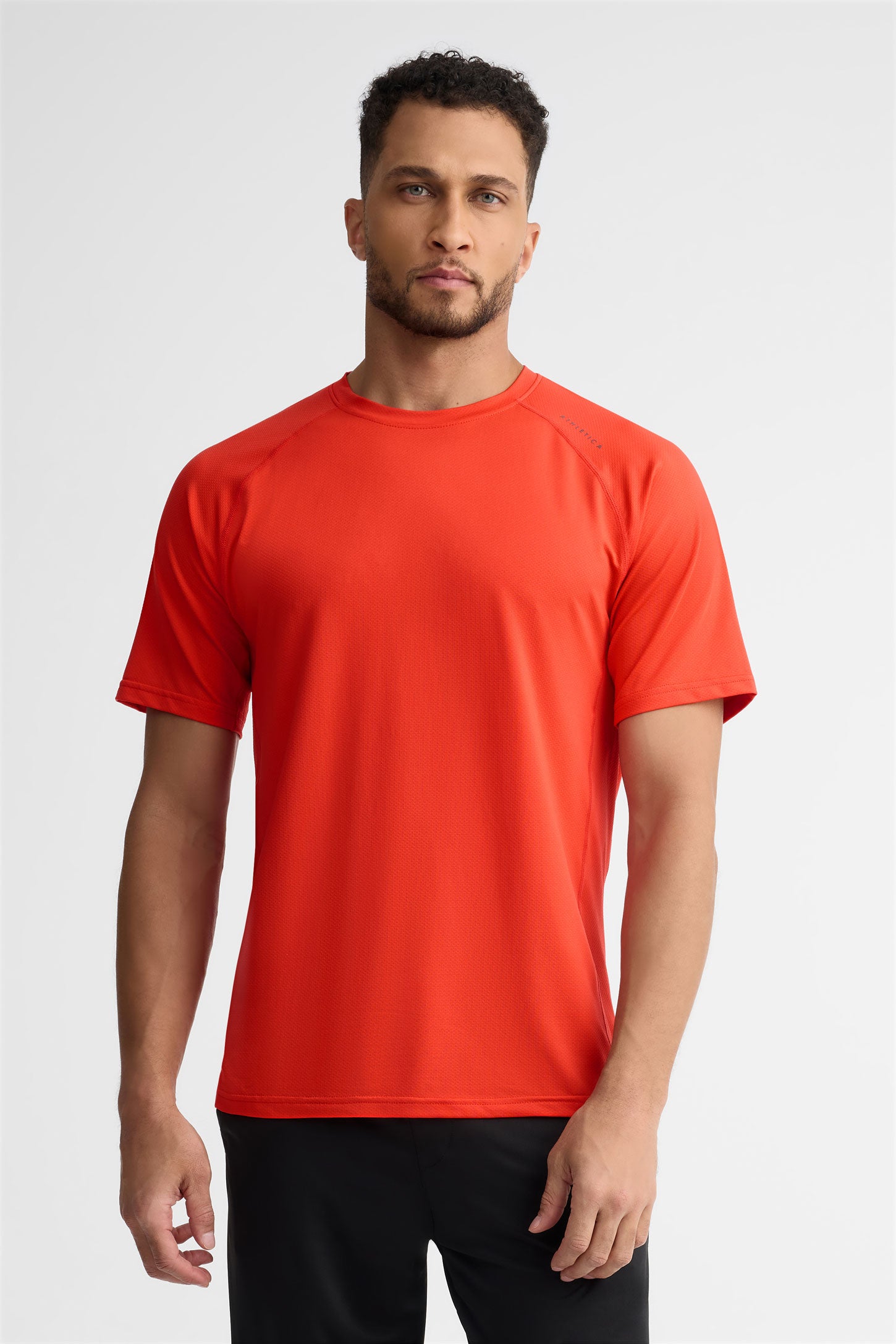 T-shirt athlétique - Homme && ROUGE