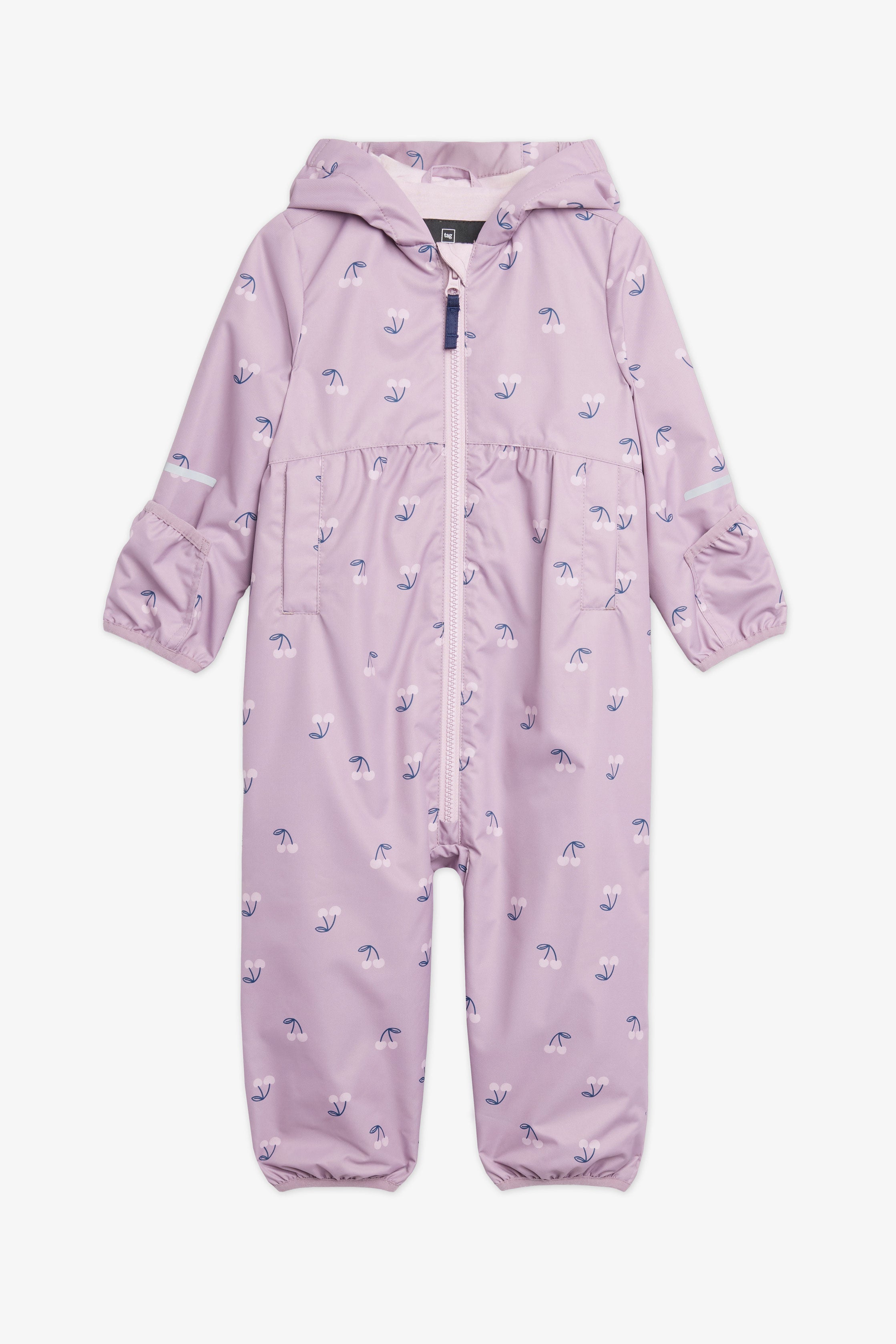 Habit de pluie 1-pièce mi-saison - Bébé fille && MAUVE