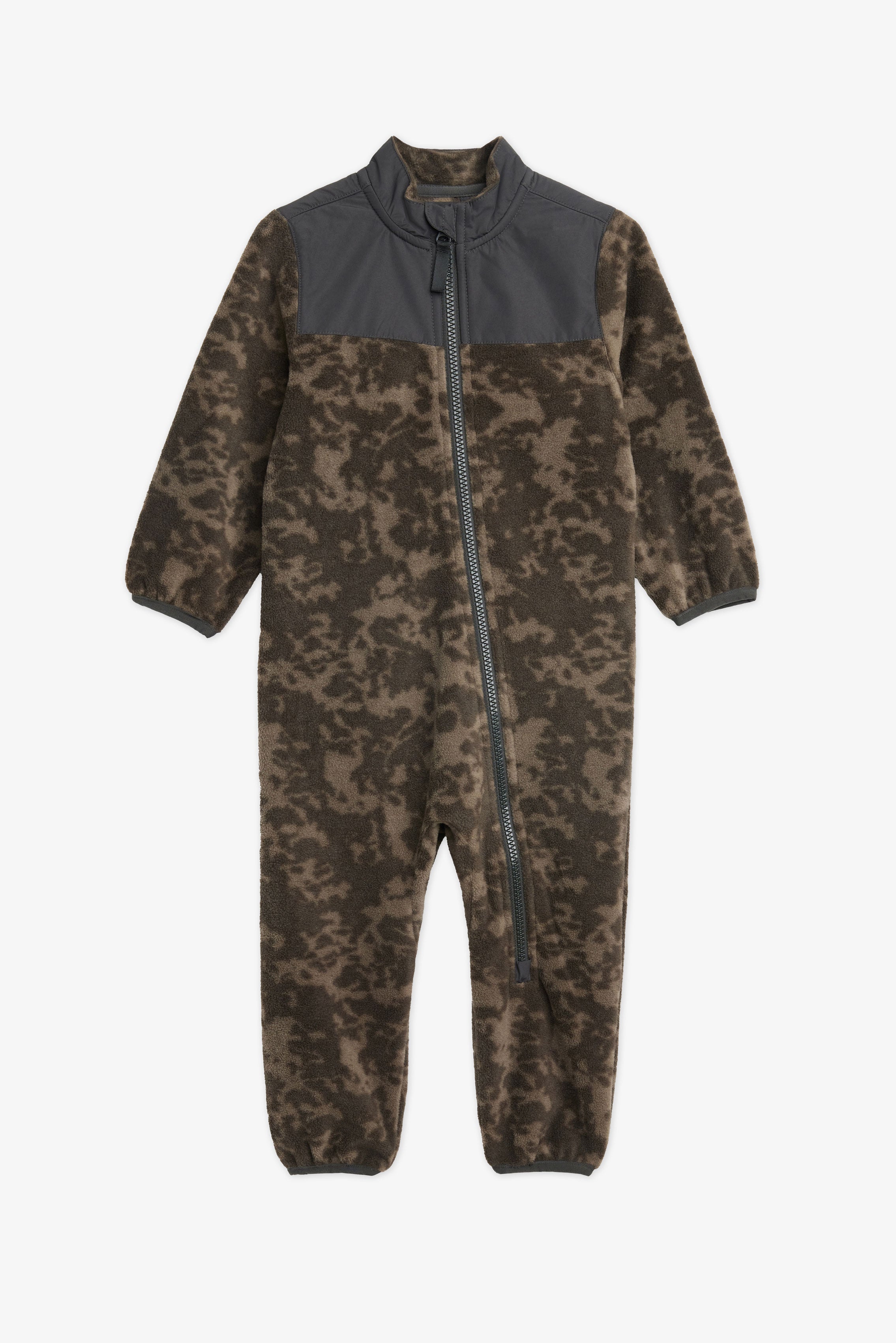 Combinaison polaire 1-pièce mi-saison - Bébé garçon && NOIR