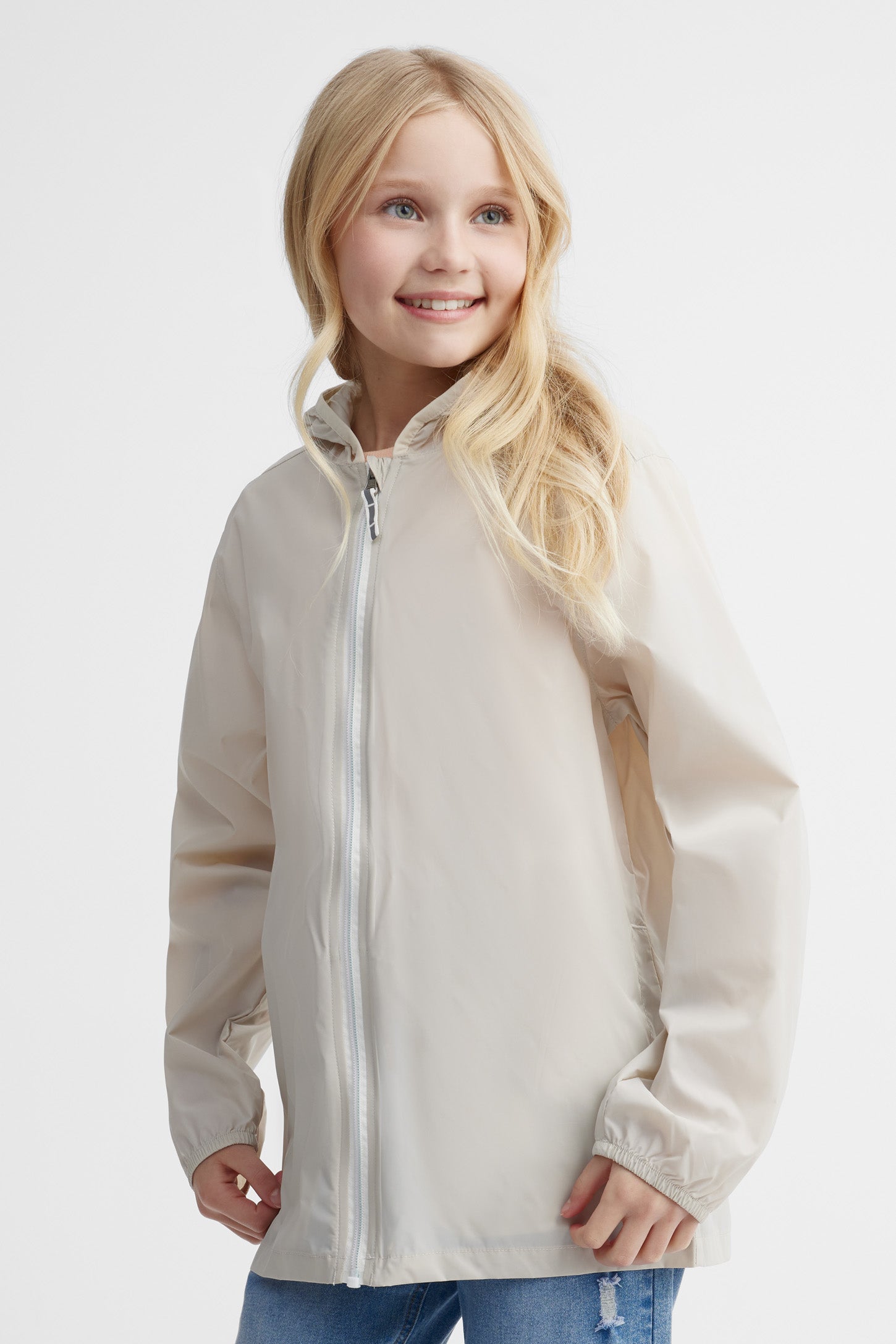 Manteau mi-saison convertible - Ado fille && BEIGE