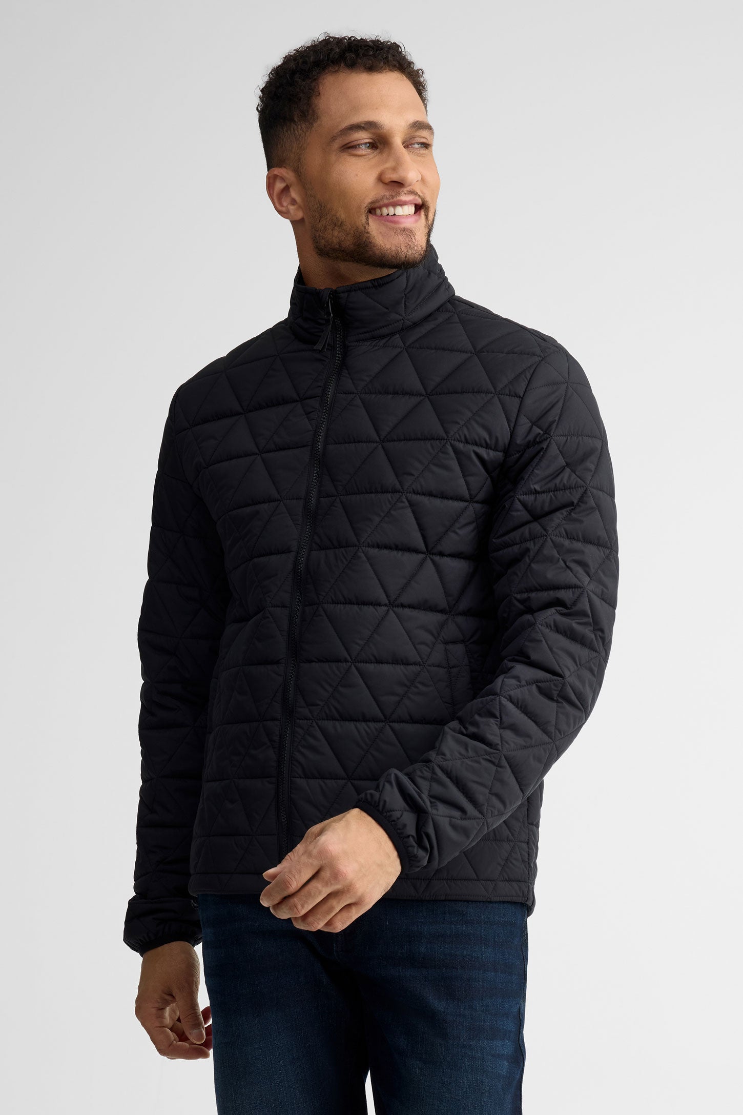 Manteau matelassé - Homme && NOIR