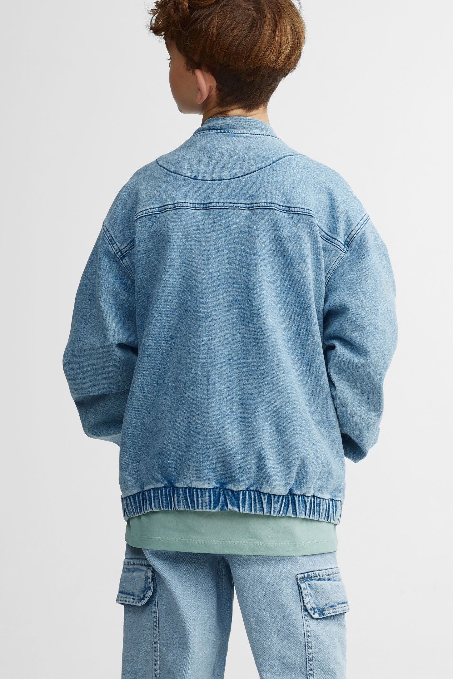 ジャケット・アウター ANREALAGE AZ DENIM BOMBER JACKET AZ DENIM BOMBER JACKET｜ANREALAGE OFFICIAL ONLINE SHOP