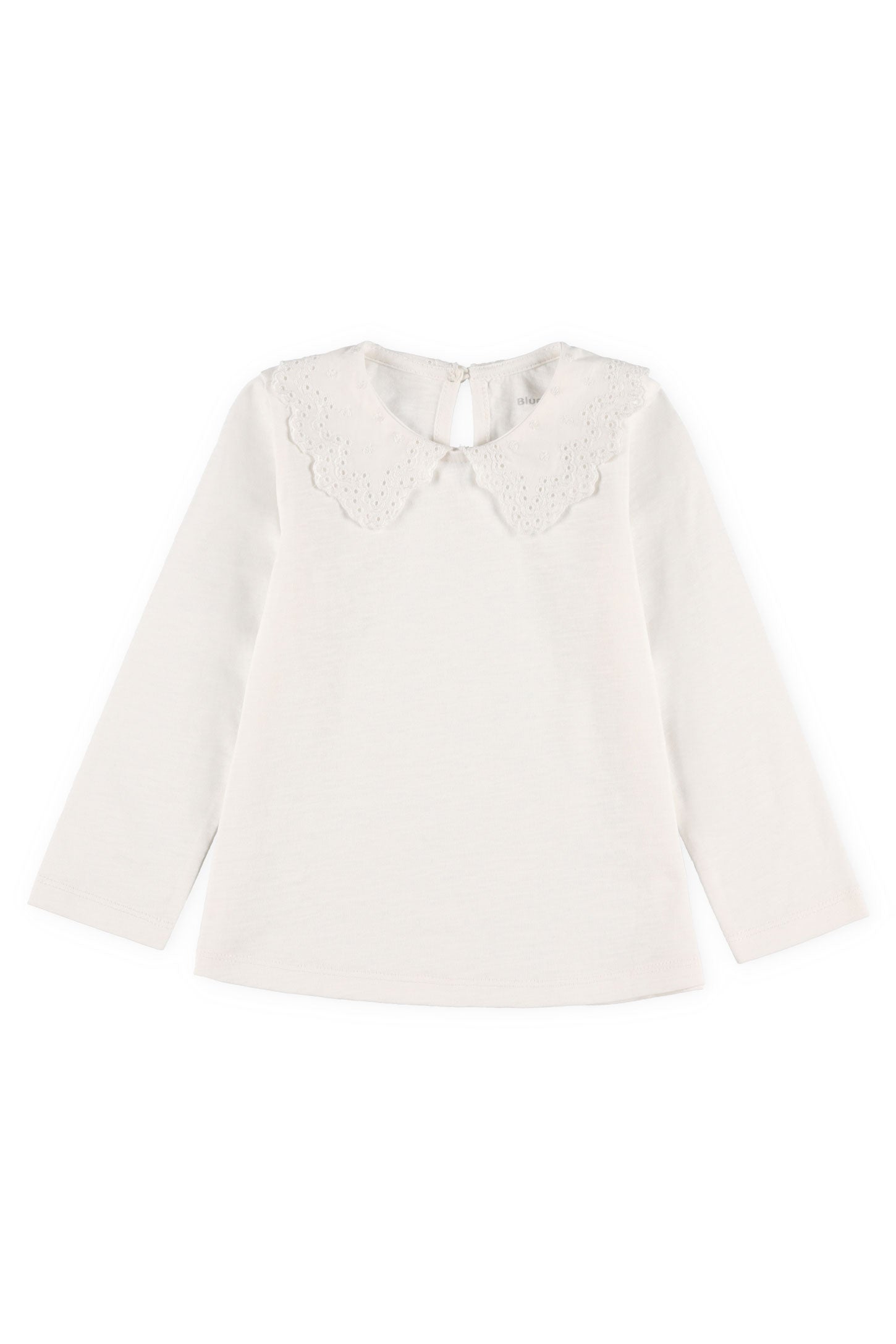 Chandail col Claudine coton, 2T-3T - Bébé fille && BLANC