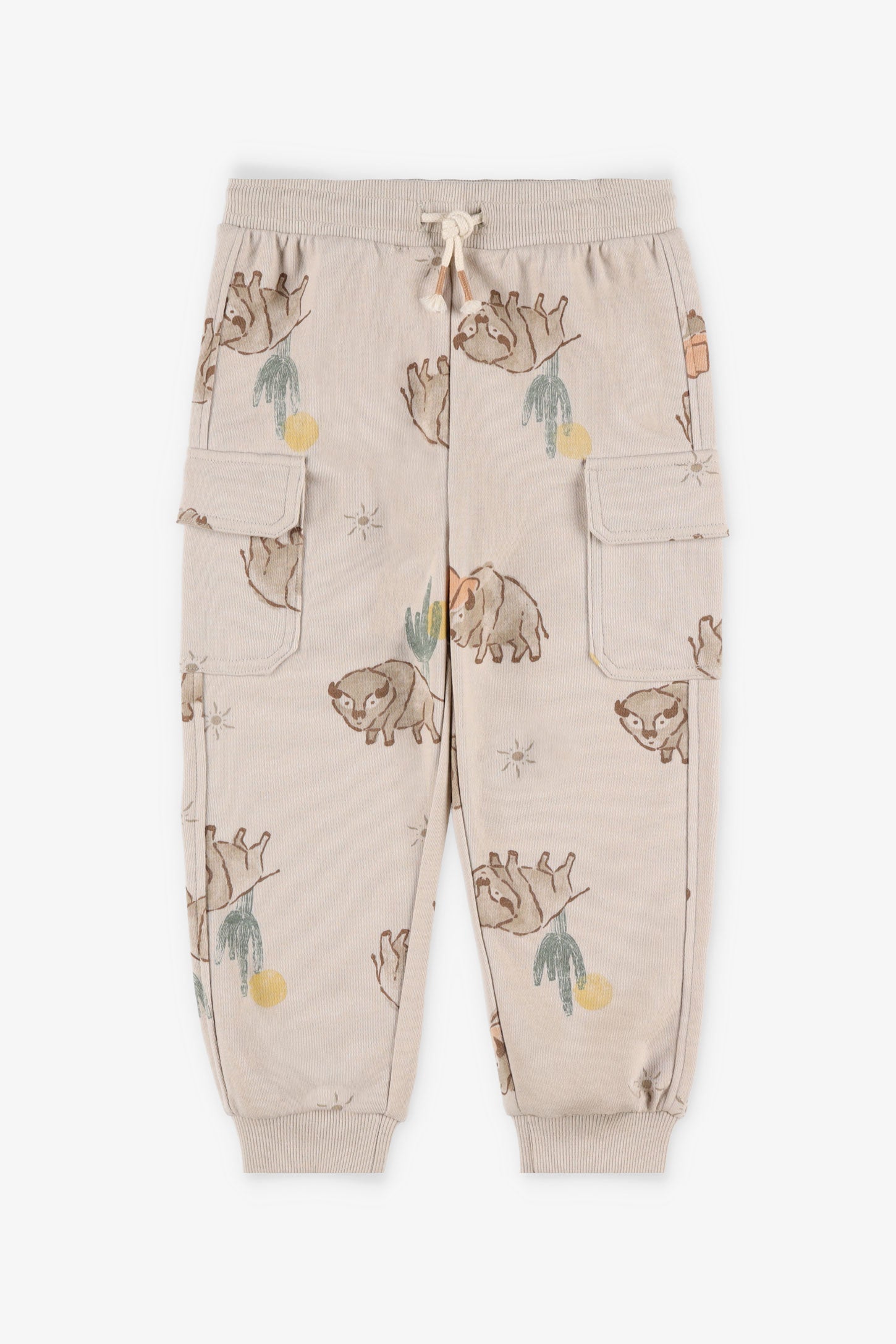 Pantalon jogger cargo, 2T-3T - Bébé garçon && GRIS MULTI