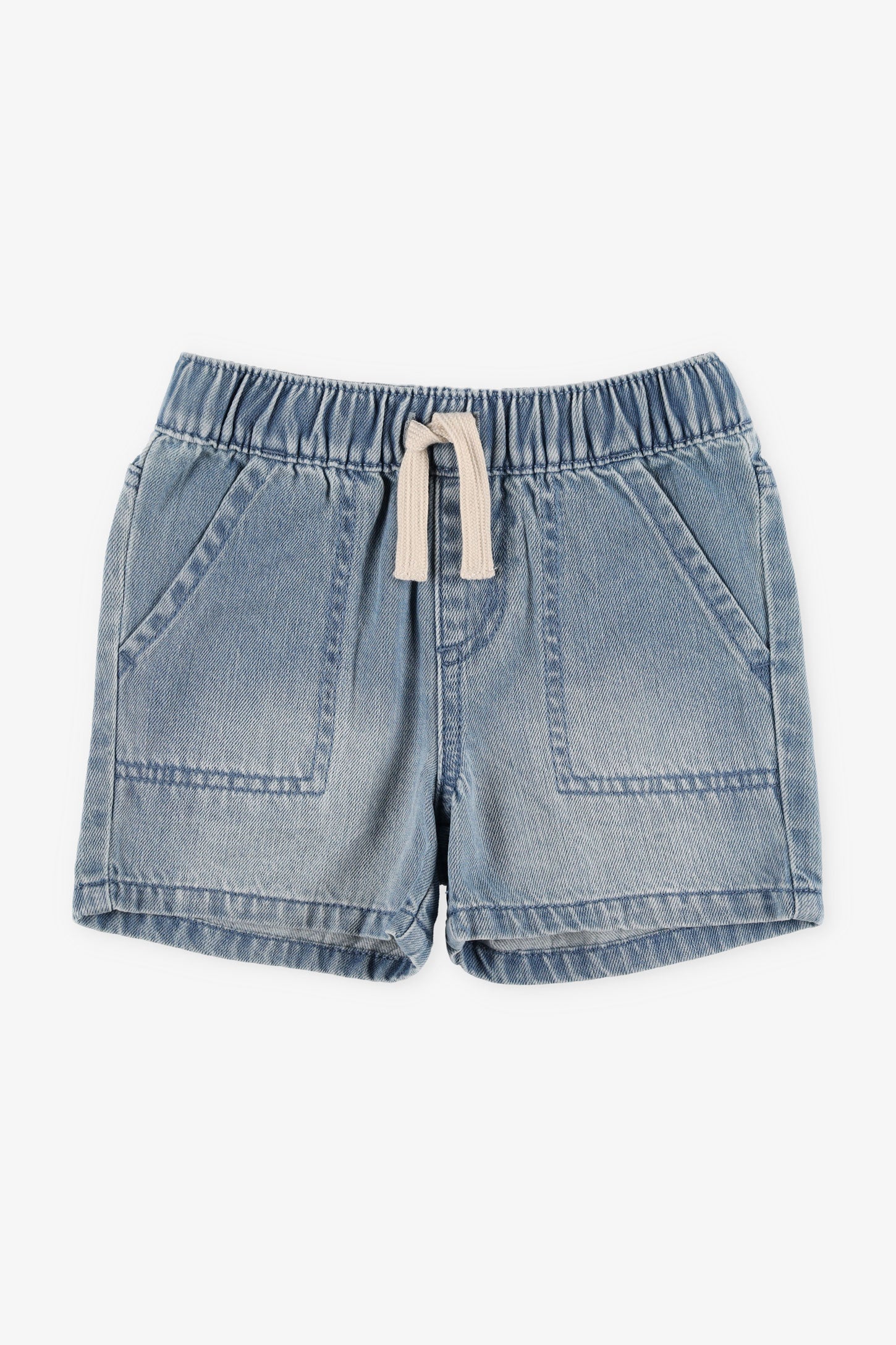 Short en jeans taille élastique, 2T-3T - Bébé garçon