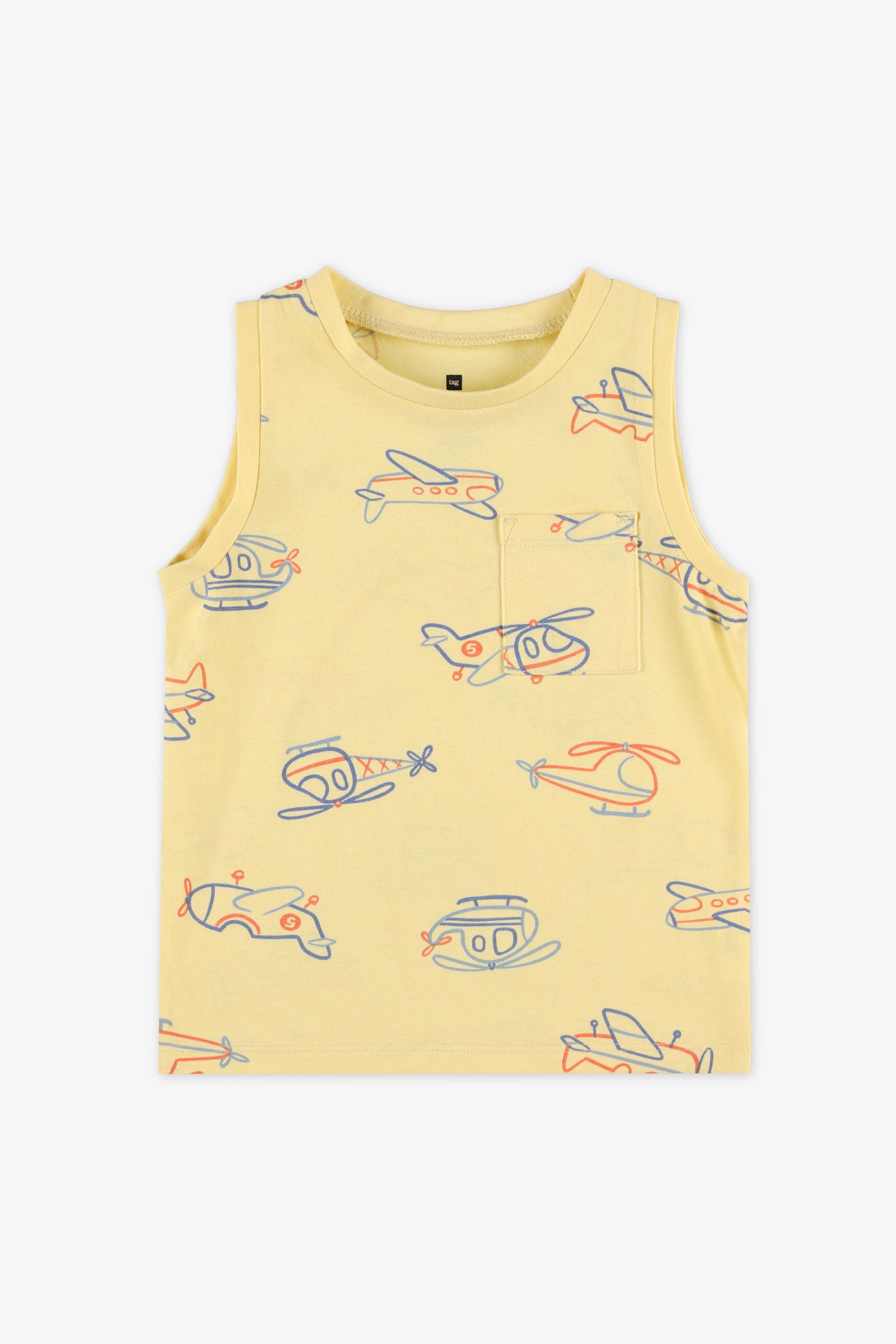 Camisole col rond en coton, 2T-3T, 2/15$ - Bébé garçon && JAUNE