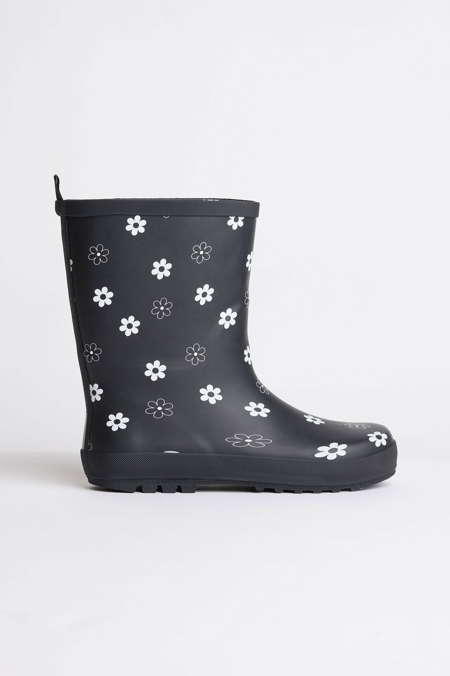 Bottes de pluie doublée - Ado fille && NOIR/MULTI