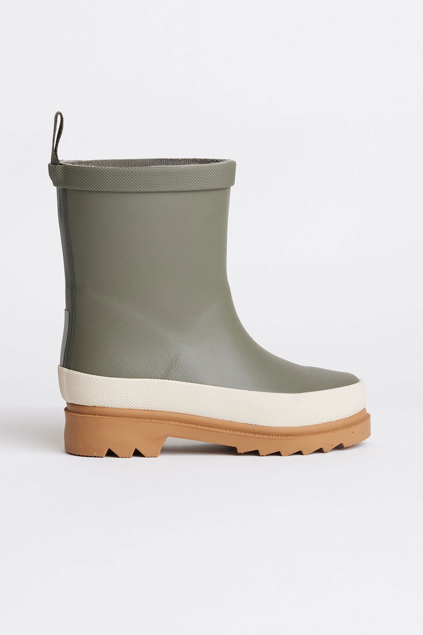Bottes de pluie doublées BM - Bébé garçon && KAKI