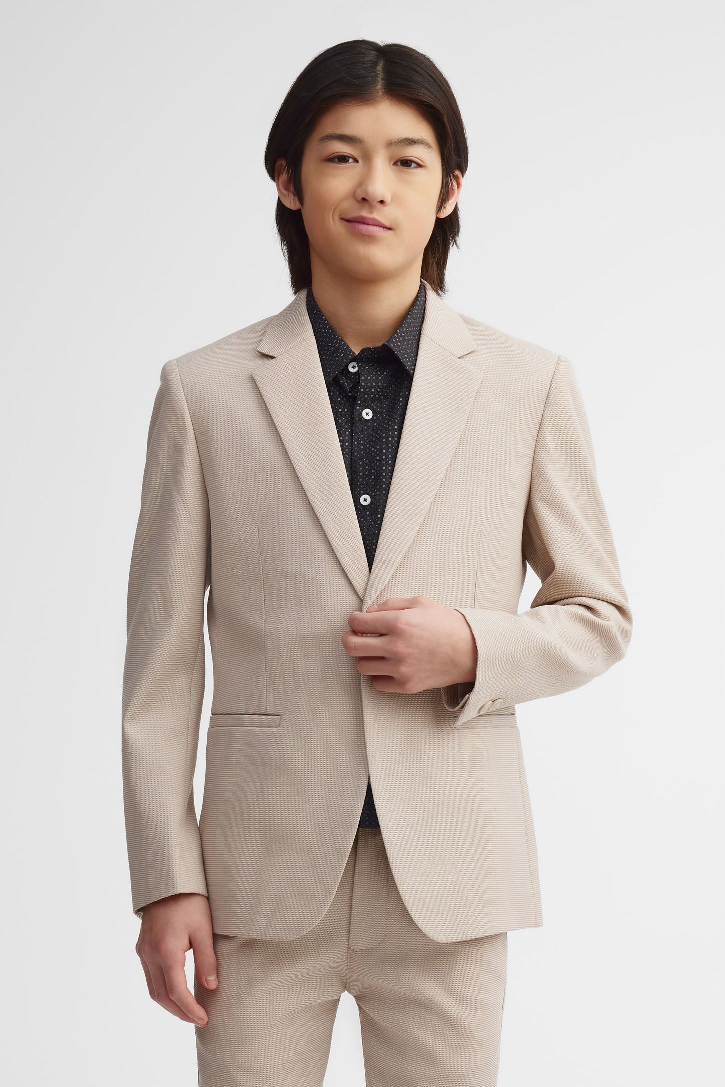 Veston coupe ajustée - Ado garçon && BEIGE