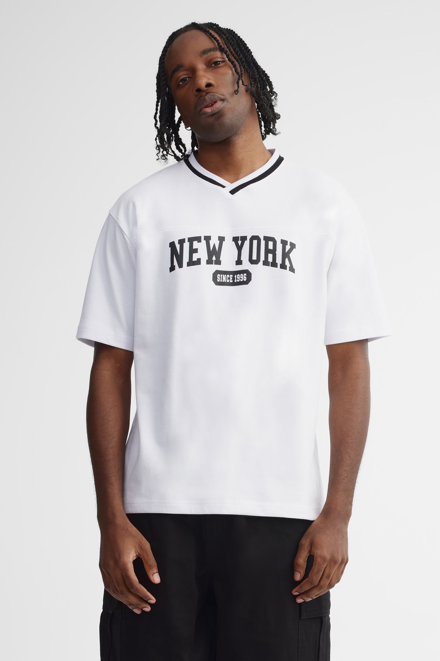 T-shirt football - Homme && BLANC MULTI