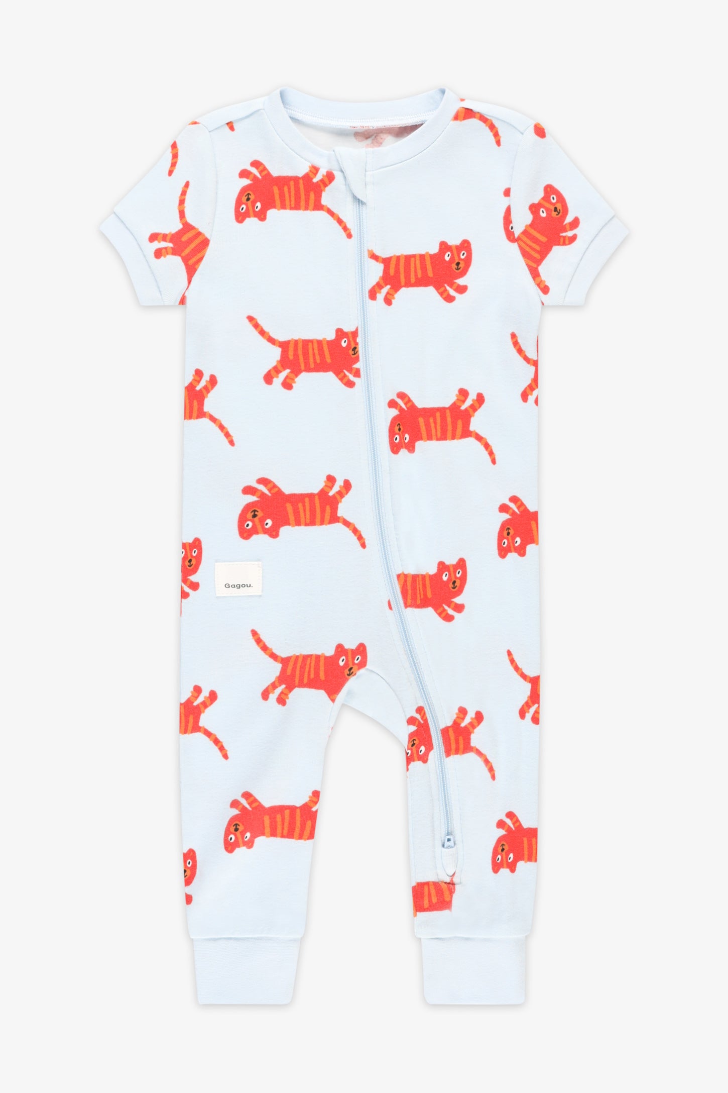 Pyjama 1-pièce coton bio, 2/30$ - Bébé && BLEU PALE