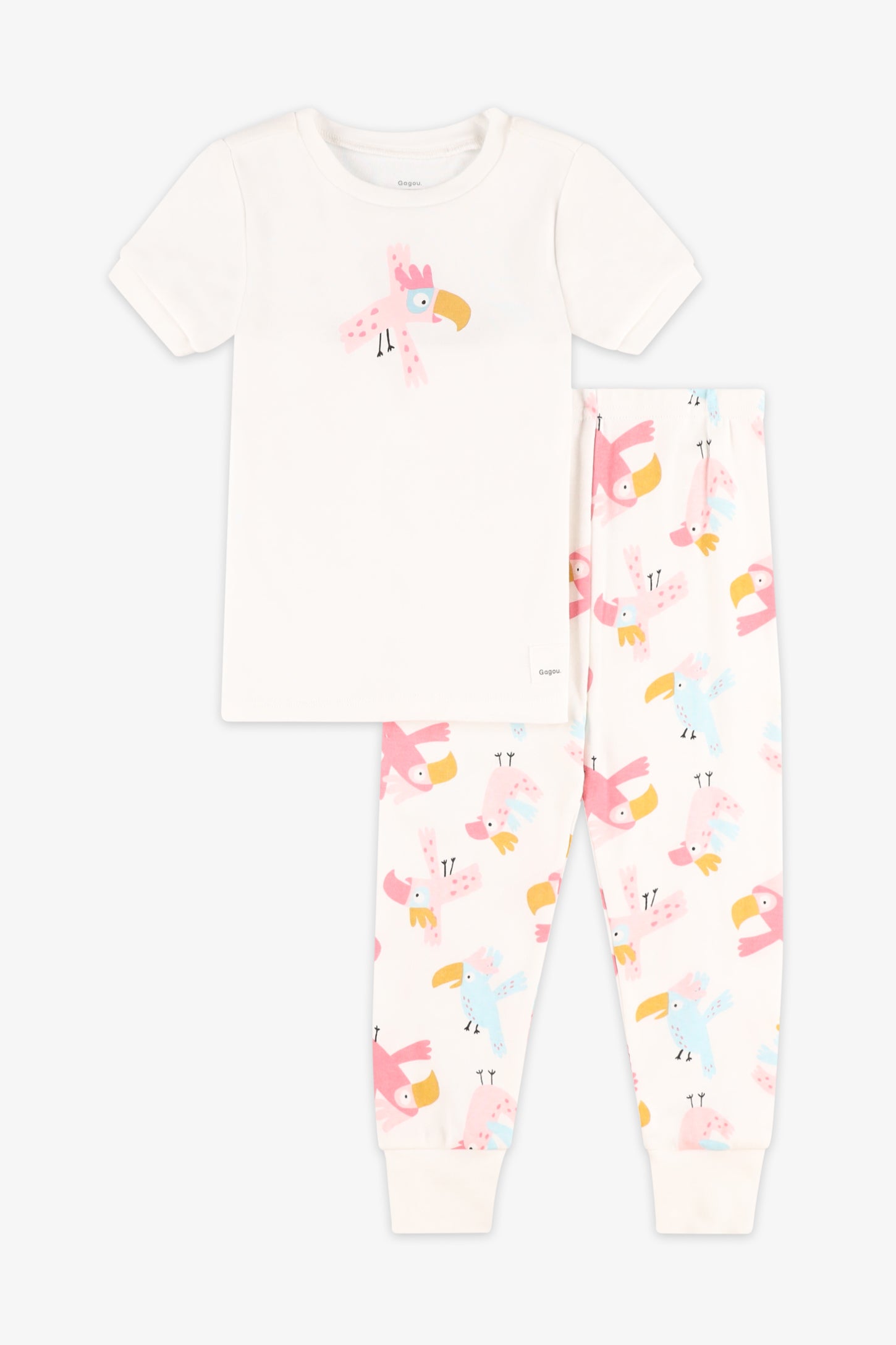 Ensemble 2-pièces coton bio, 2T-3T, 2/30$ - Bébé garçon && ROSE MULTI