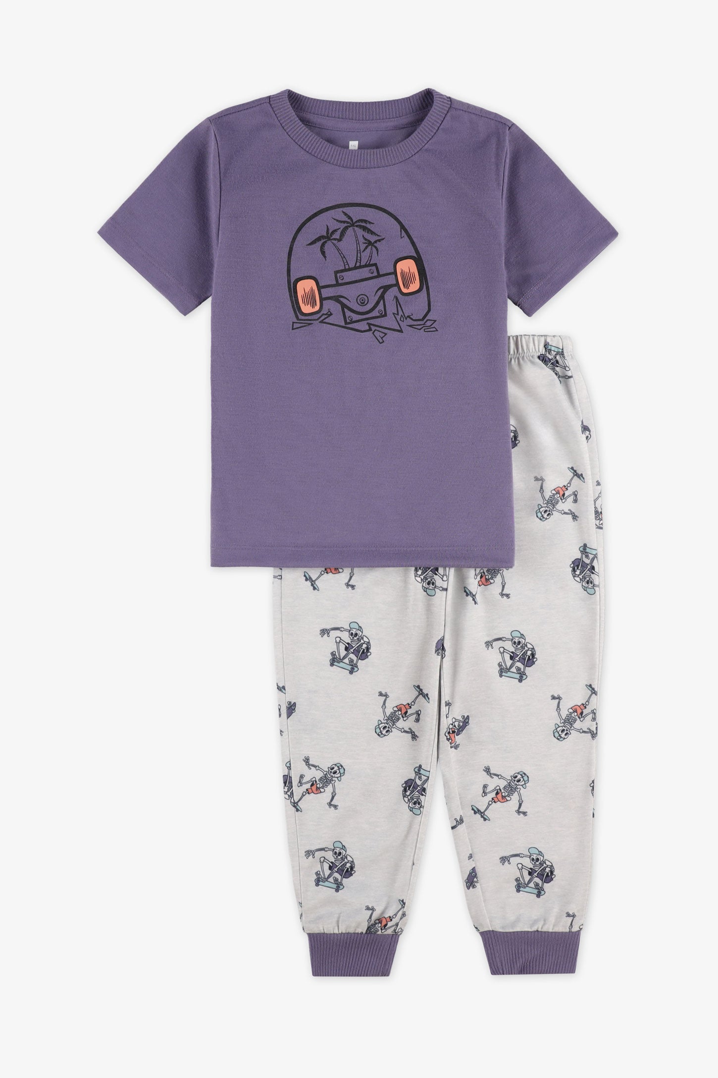 Pyjama 2-pièces, 2/35$ - Enfant garçon && MAUVE