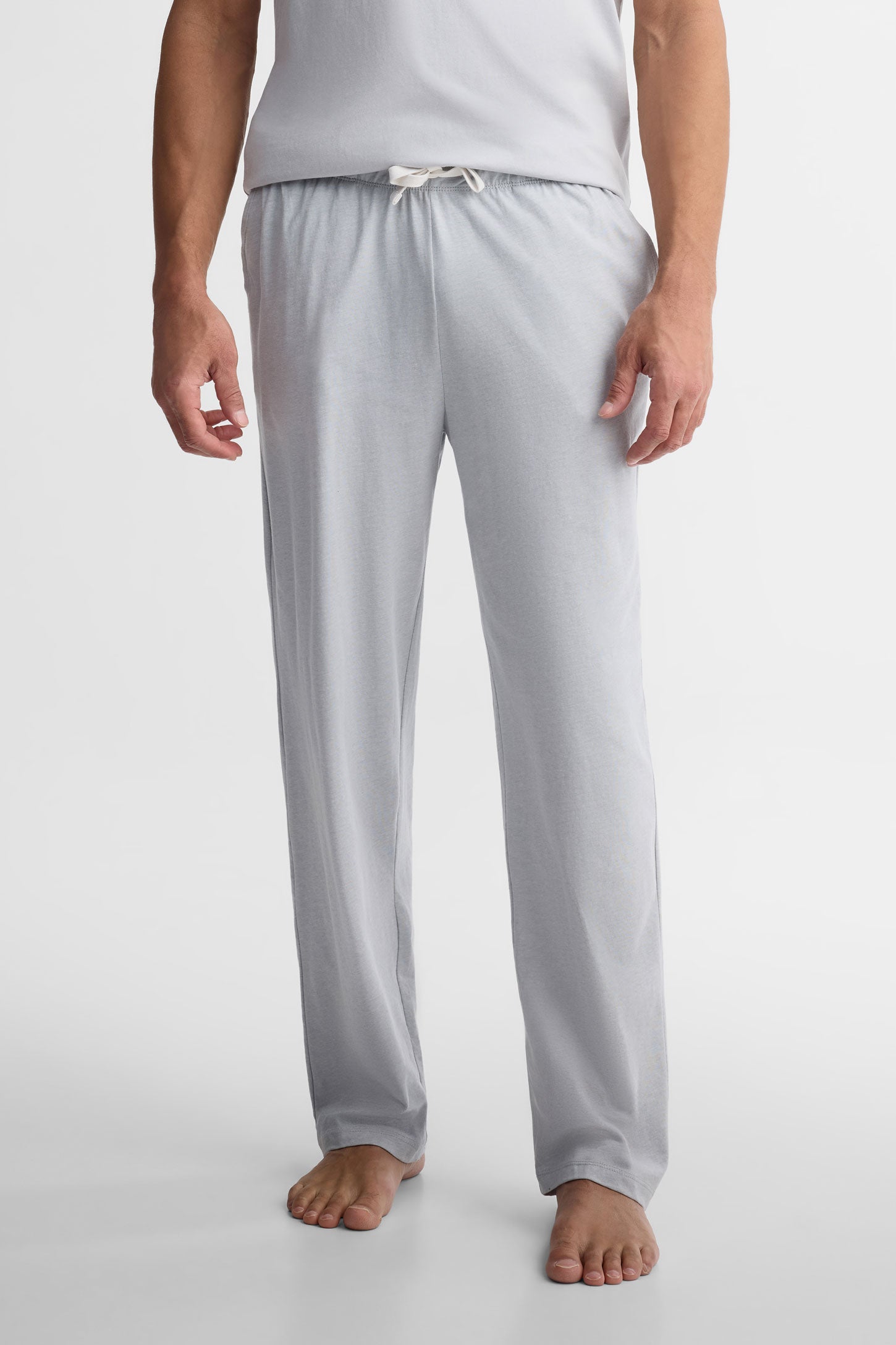 Pantalon pyjama imprimé coton, 2/40$ - Homme && BLEU MIXTE