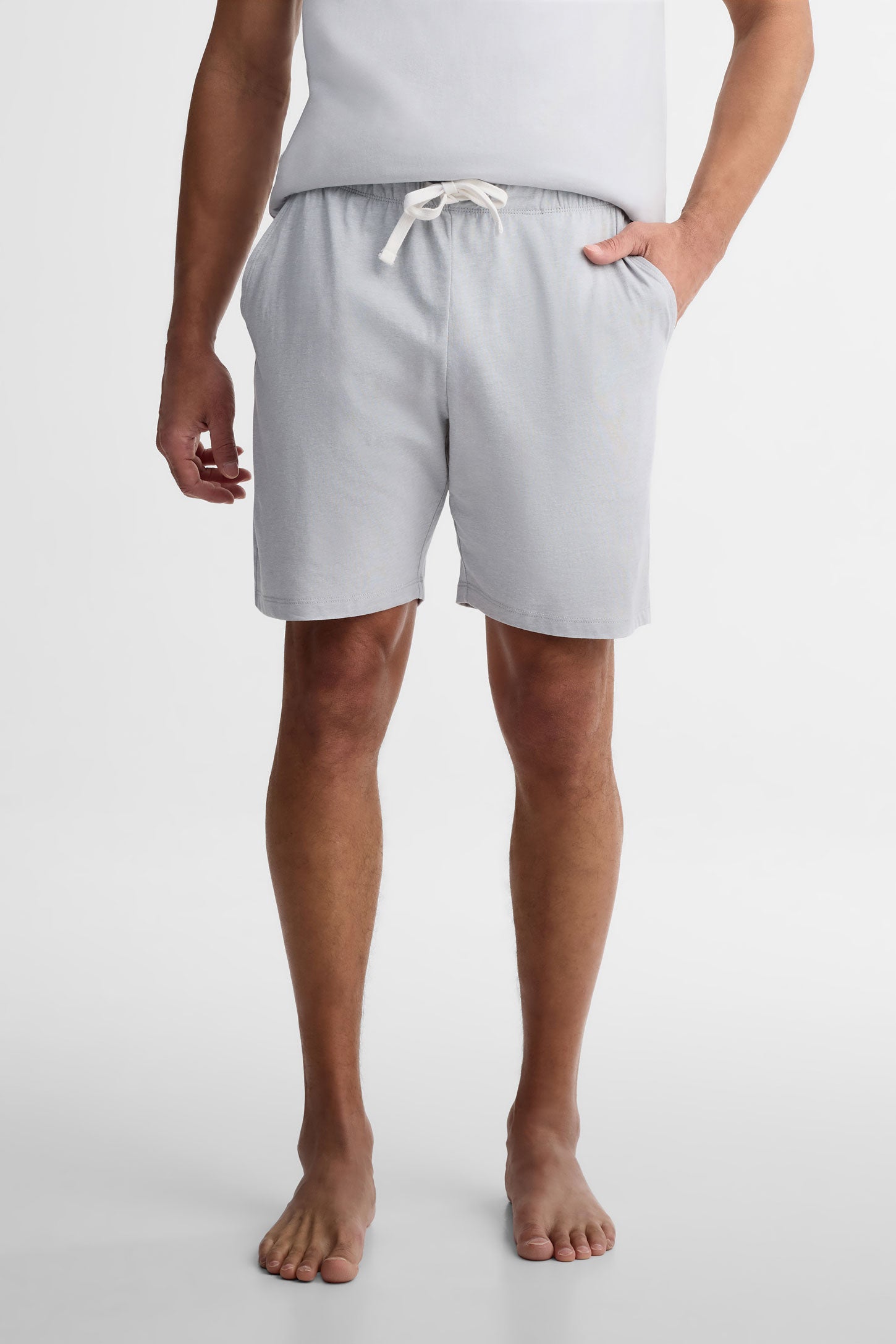 Short pyjama imprimé coton, 2/40$ - Homme && BLEU MIXTE