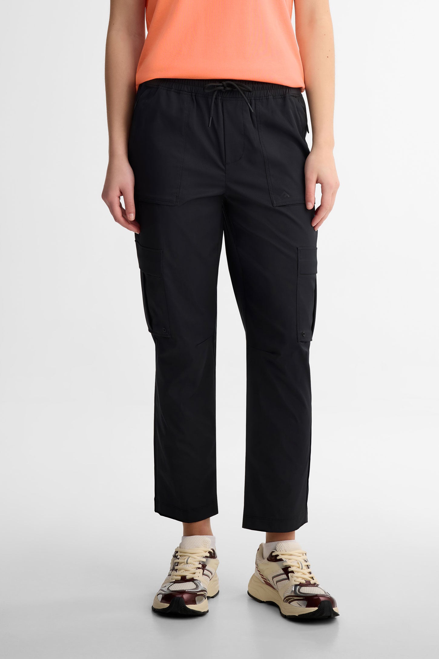 Pantalon cargo 7/8 BM - Femme && GRIS FONCE