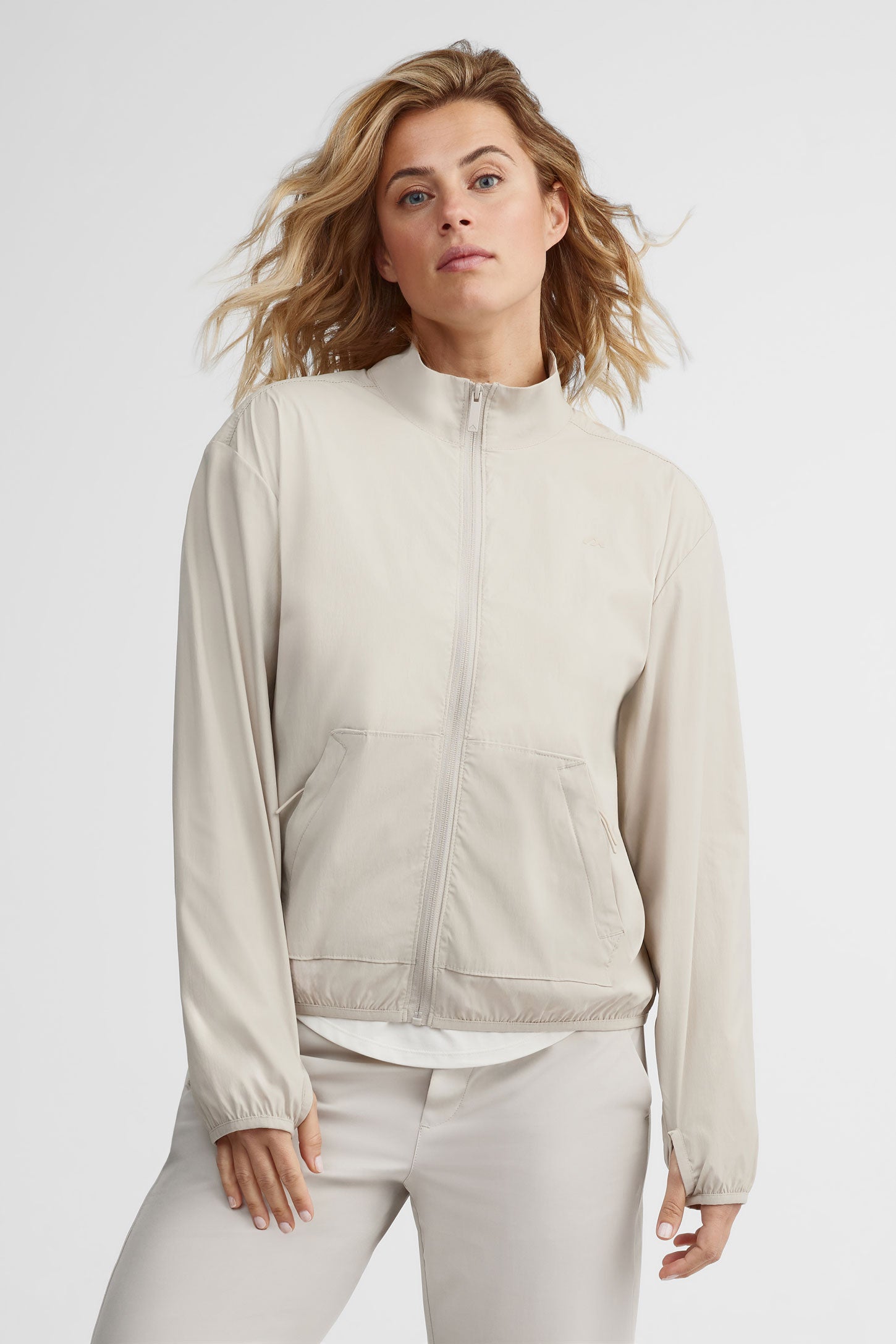 Veste col montant BM - Femme && GRIS