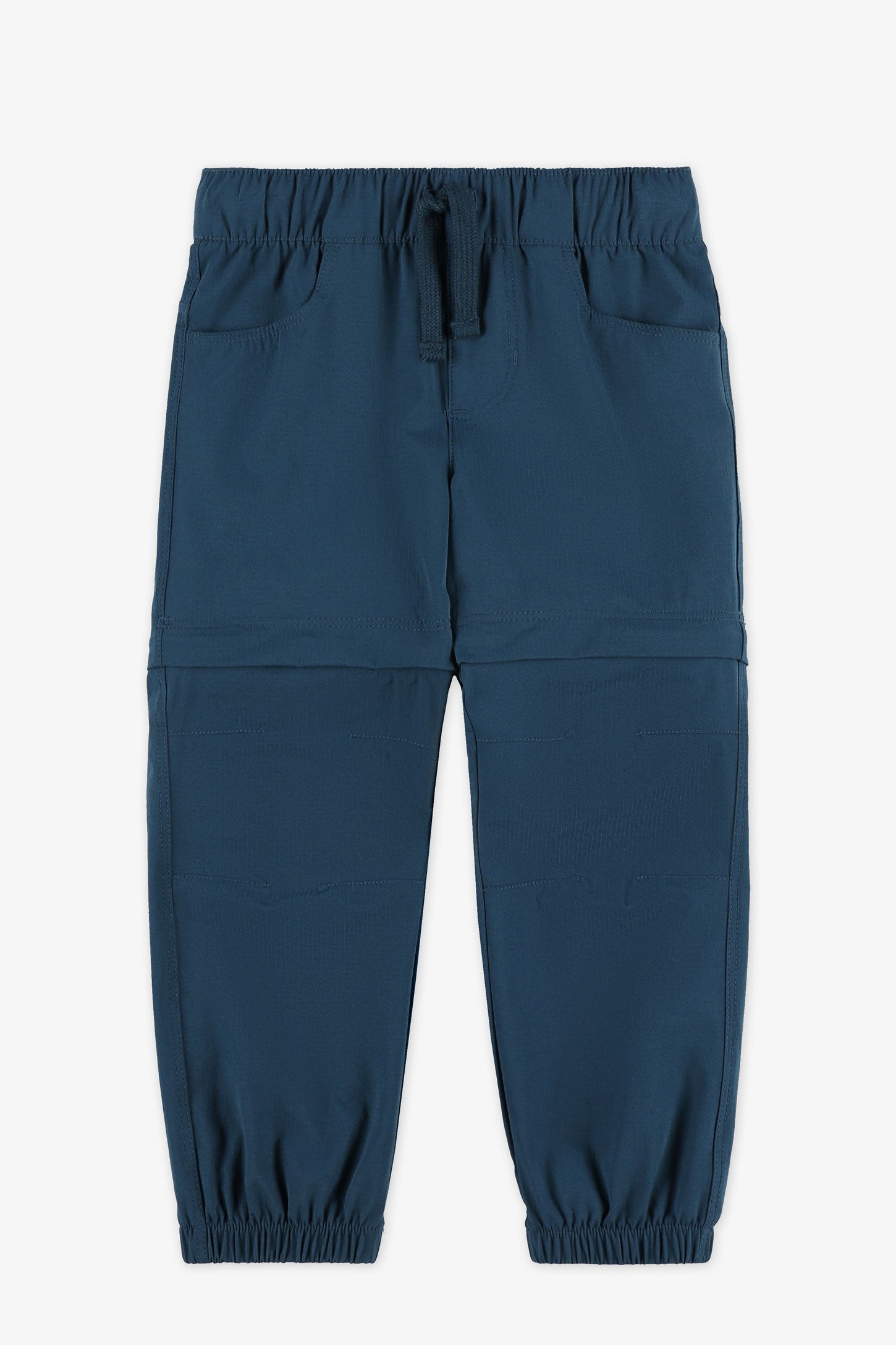 Pantalon jogger convertible en short BM - Enfant garçon && BLEU