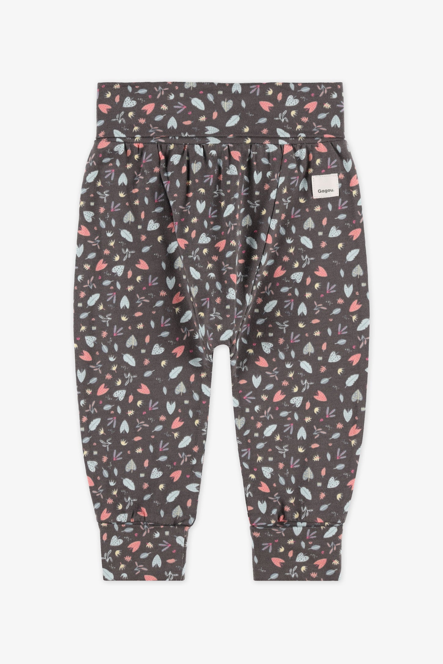 Pantalon évolutif coton - Bébé fille && GRIS MULTI
