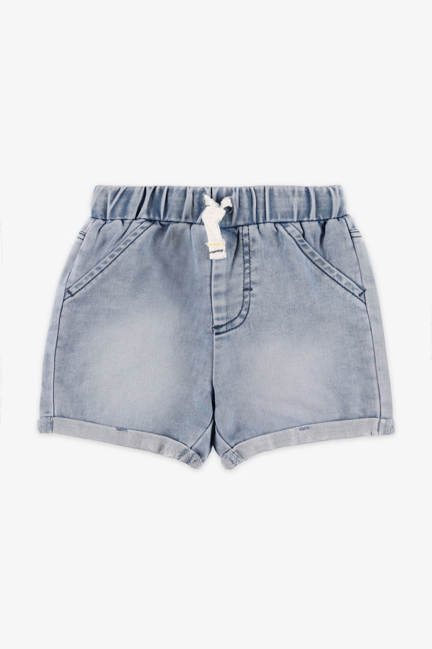 Short en jeans, 2T-3T - Bébé garçon && BLEU PALE