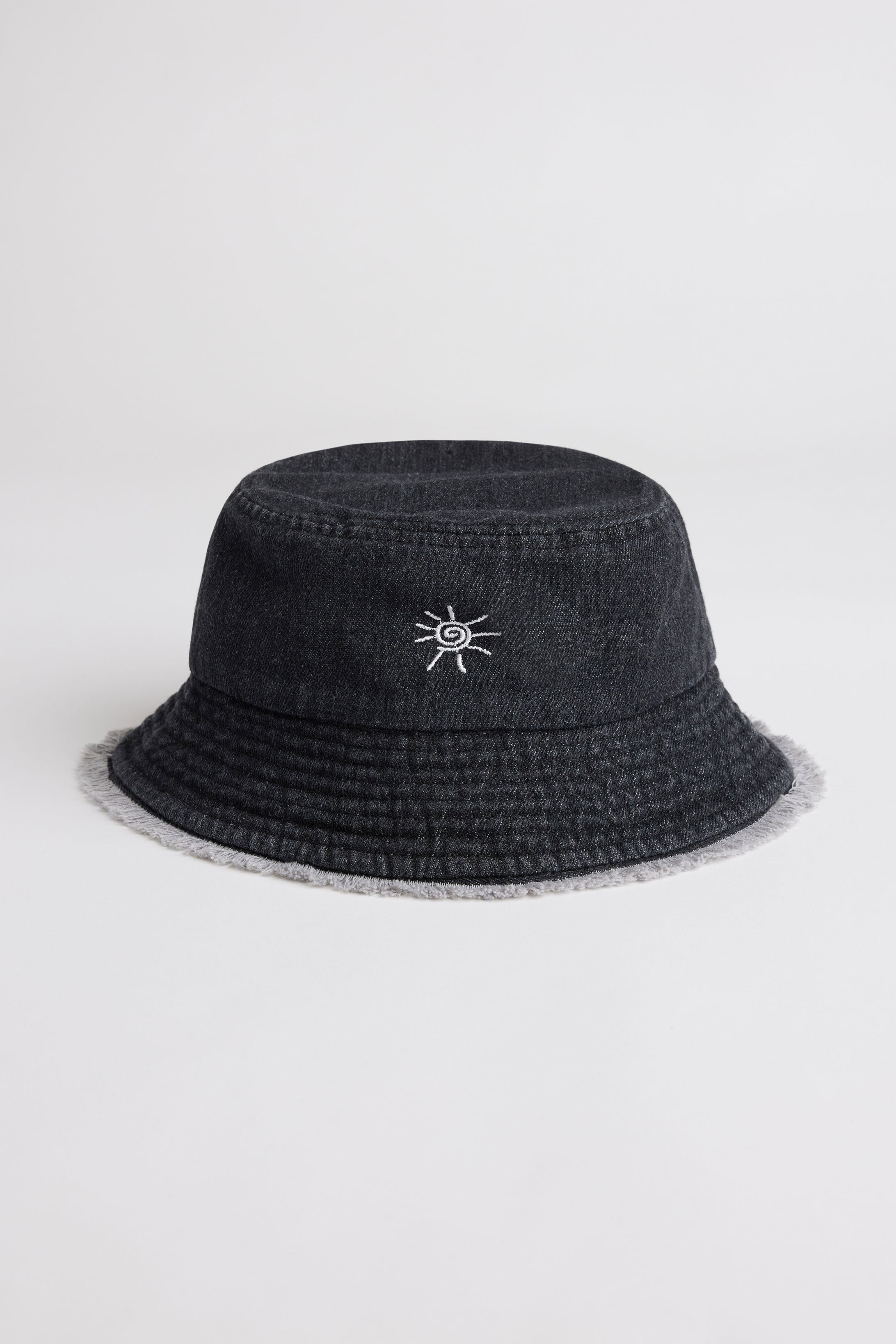 Chapeau cloche en jeans - Ado fille && NOIR