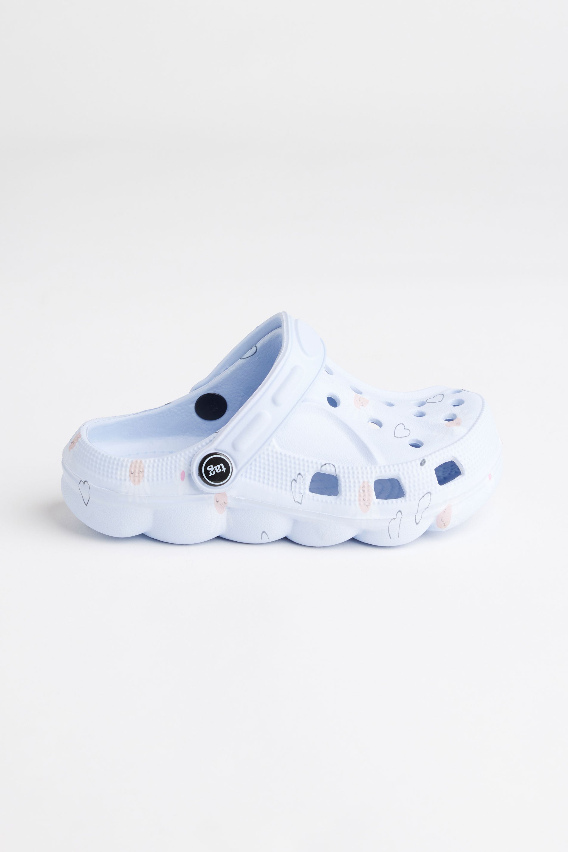 Mules perforées en Eva - Enfant fille && BLEU MULTI