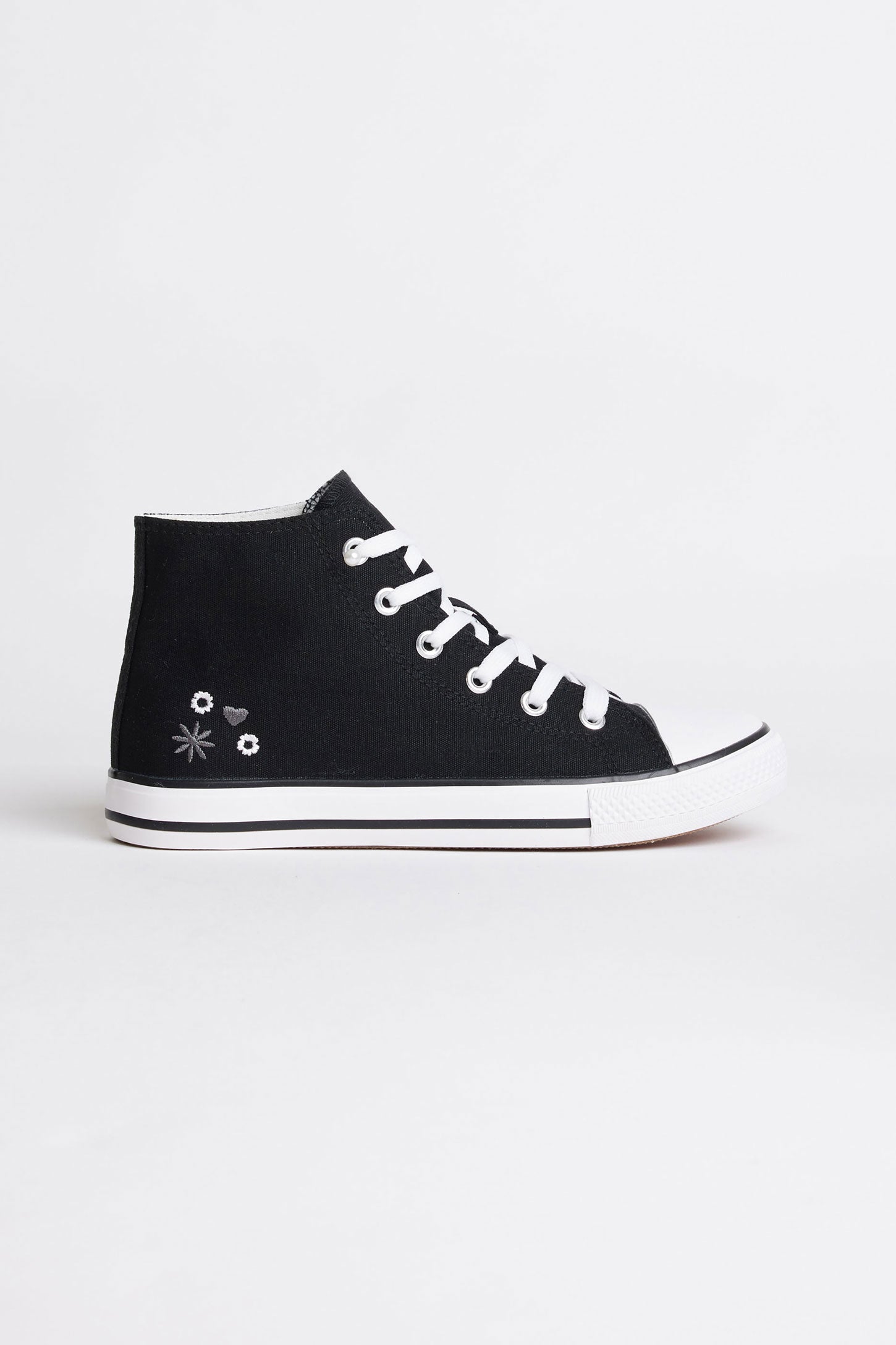 Chaussures en toile - Ado fille && NOIR
