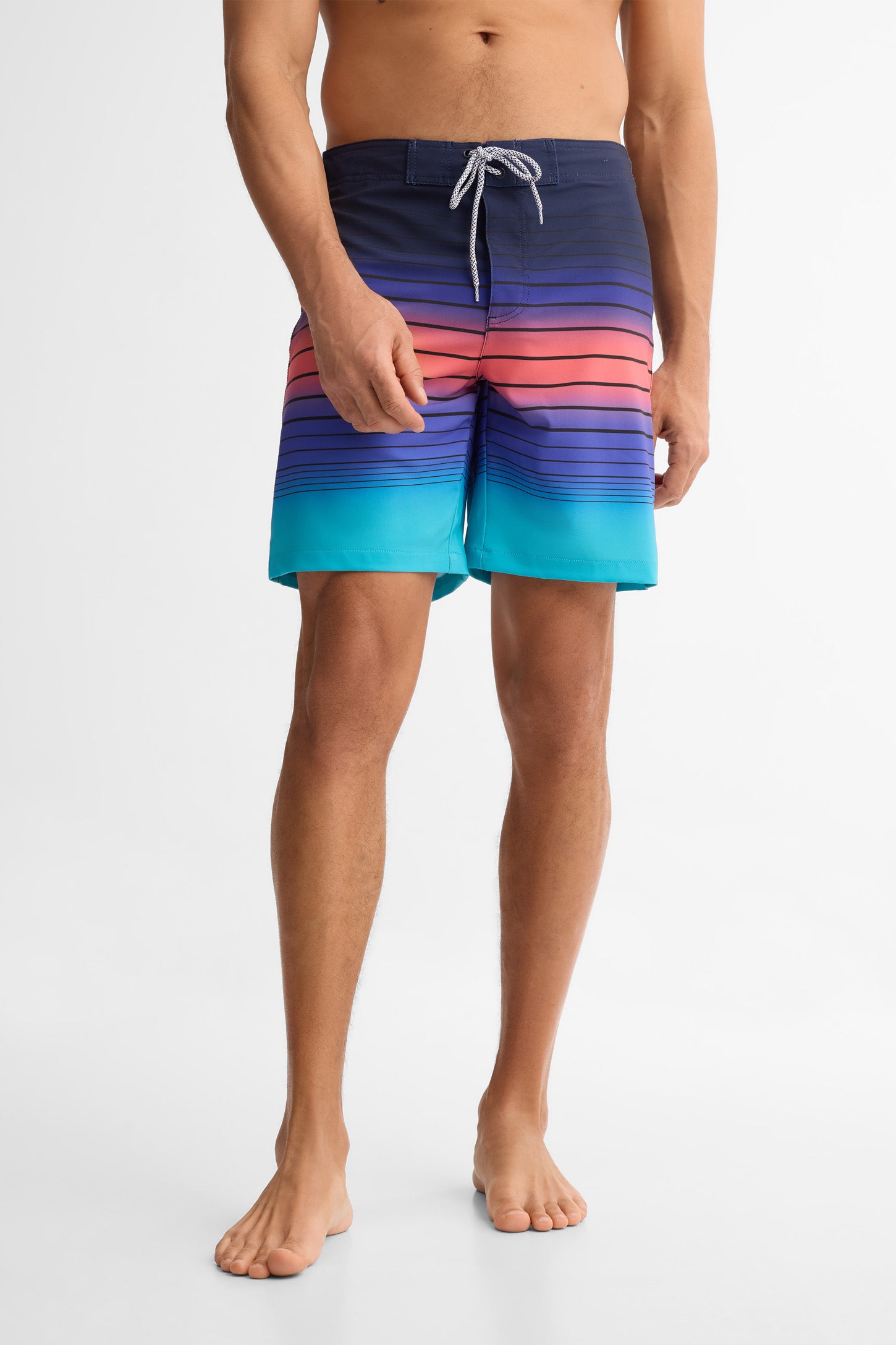 Short maillot de bain - Homme && BLEU MULTI