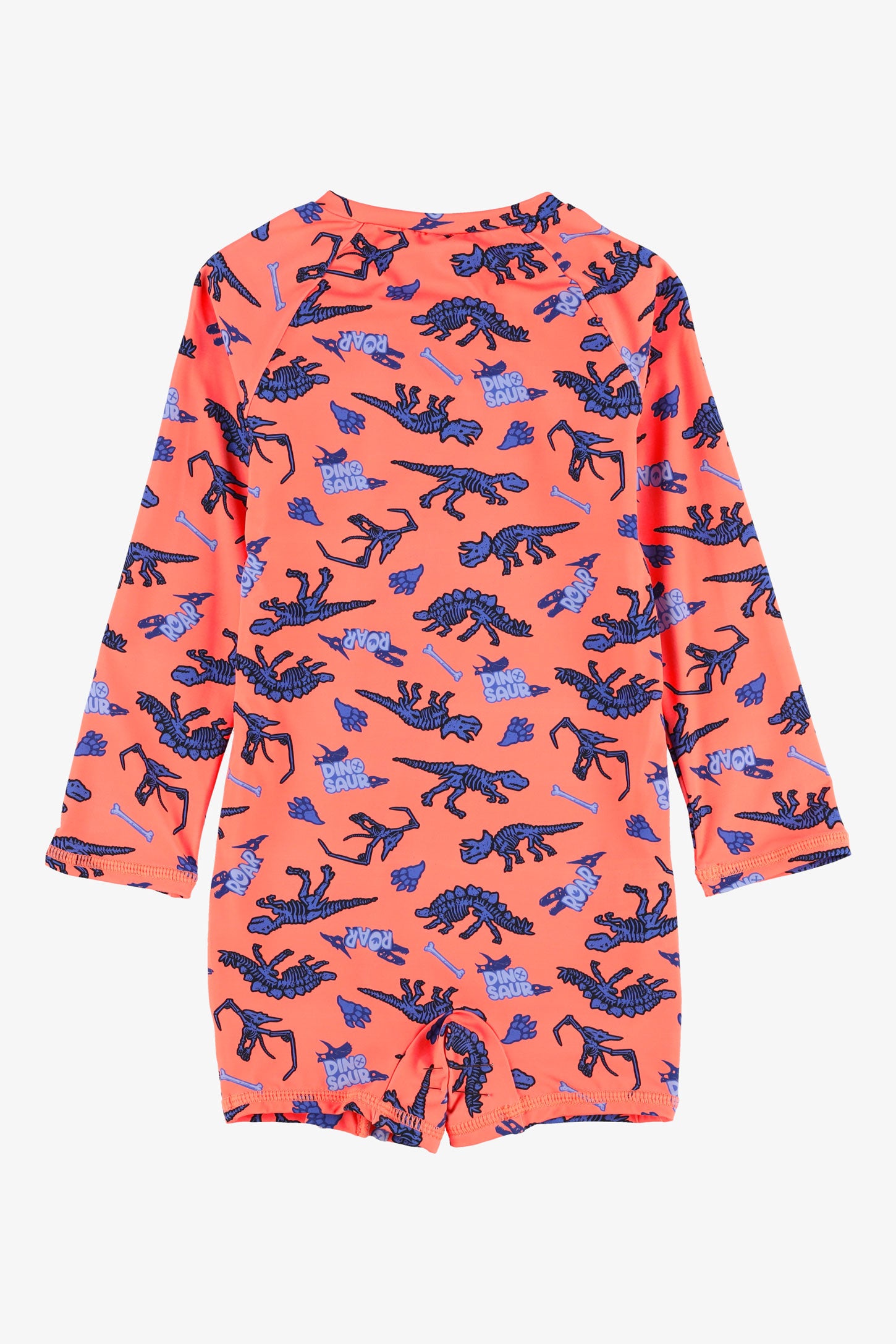 Maillot De Bain Une Pièce UV Pour Bébé Fille - Manches Longues, Fermeture éclair, Protection Solaire, Combinaison Plage - 4