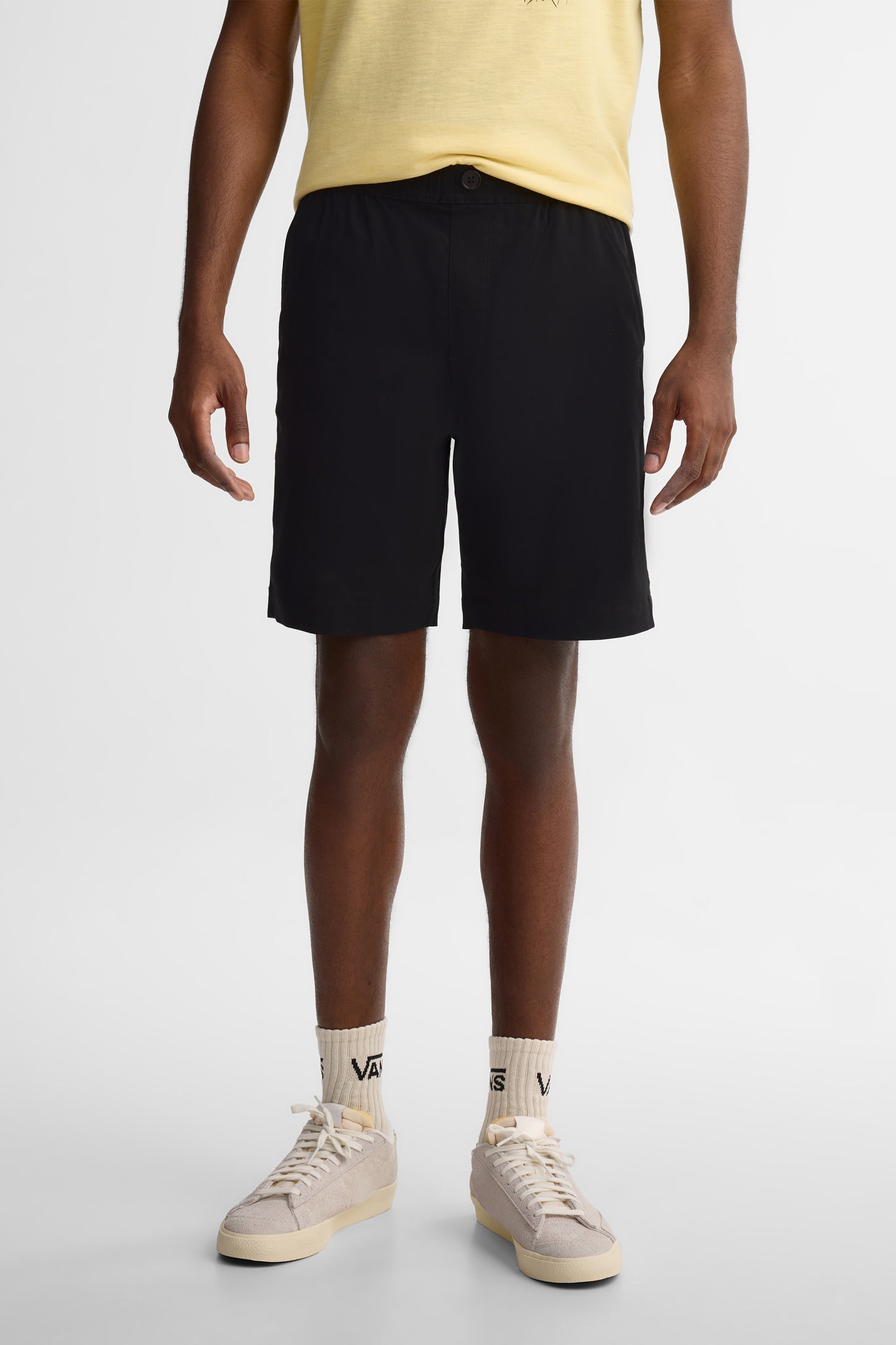 Short taille élastique - Homme && NOIR