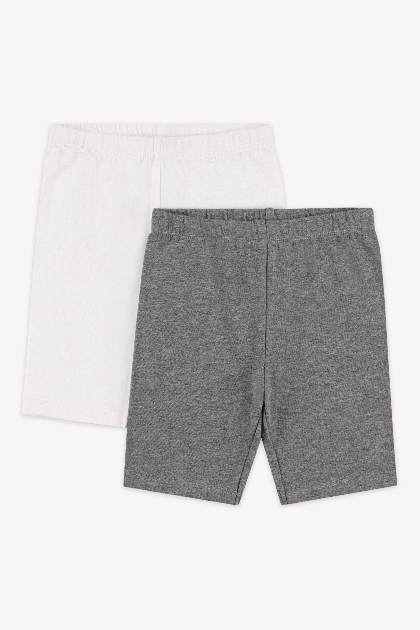 Lot de 2 cuissards en coton - Bébé fille && GRIS MIXTE