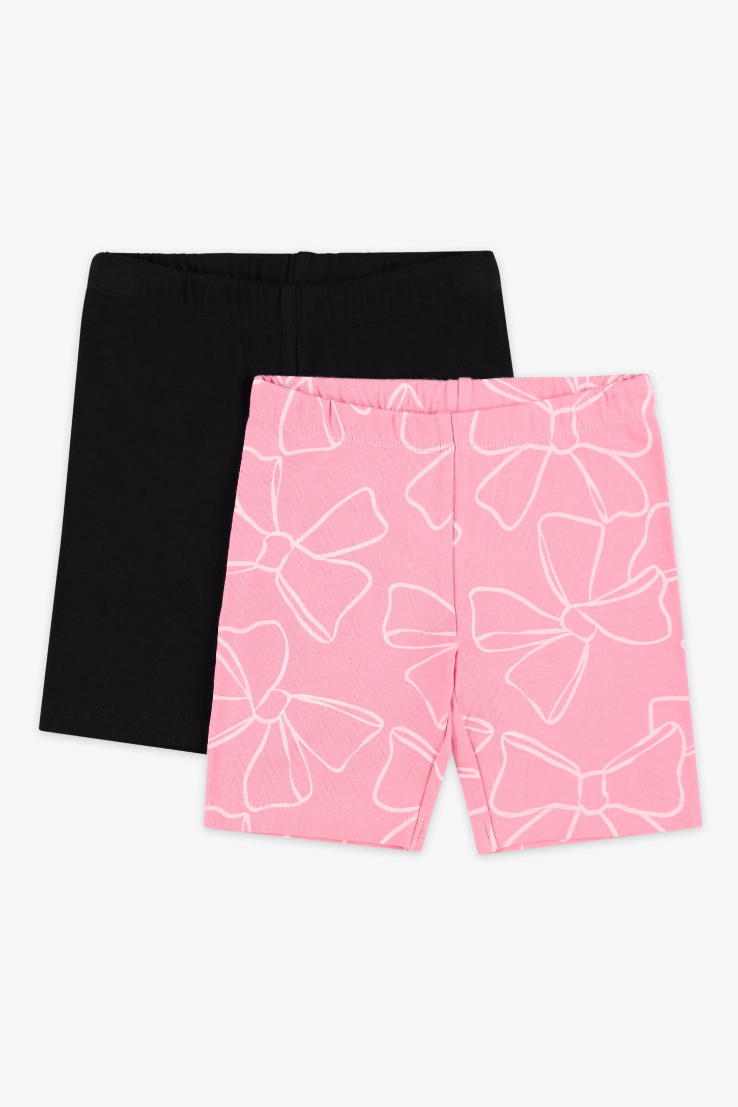 Lot de 2 cuissards coton - Enfant fille && ROSE MULTI