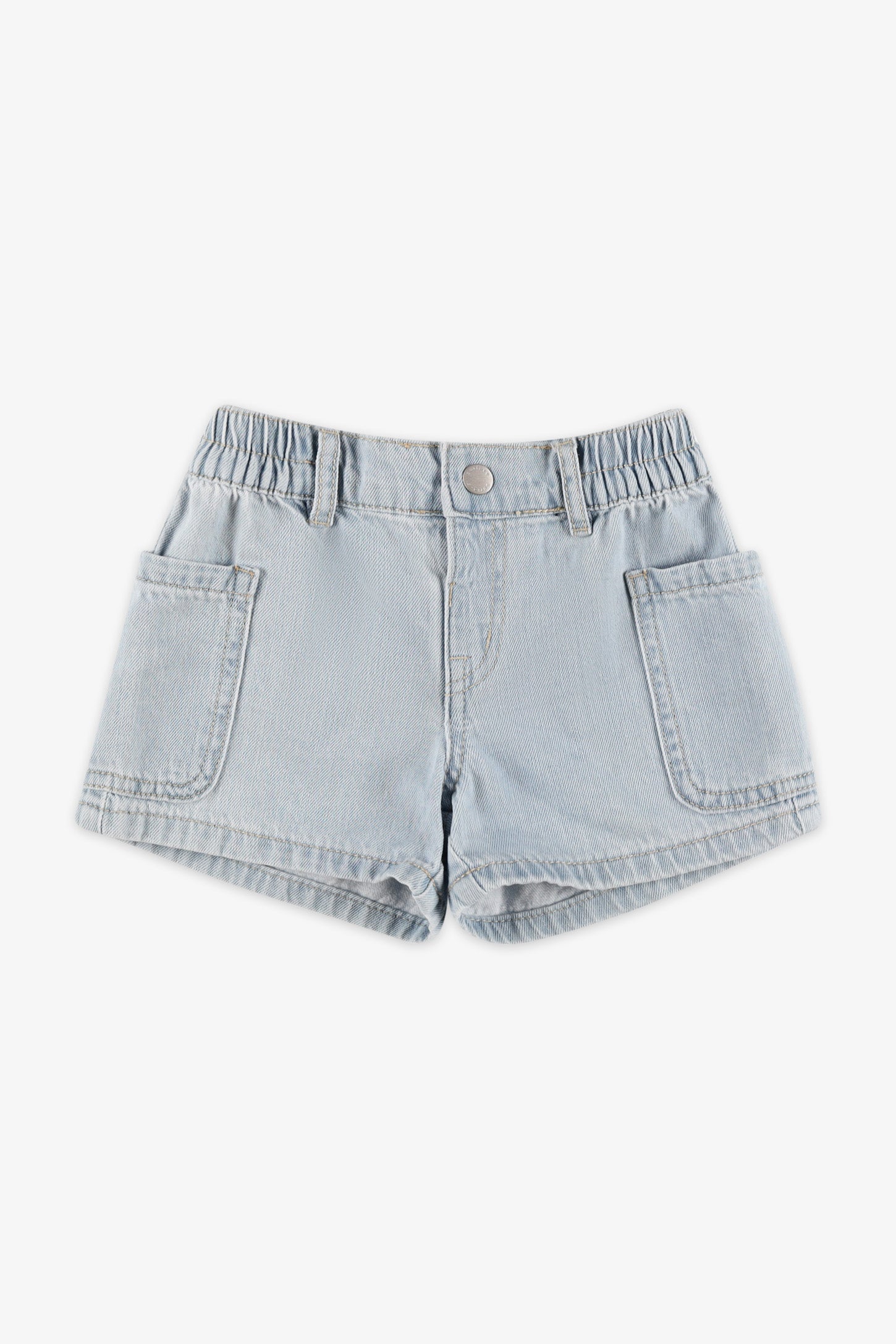 Short en jeans - Enfant fille && BLEU PALE