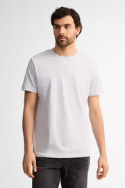 T-shirt col rond coton, 3/25$ - Homme && BLEU PALE