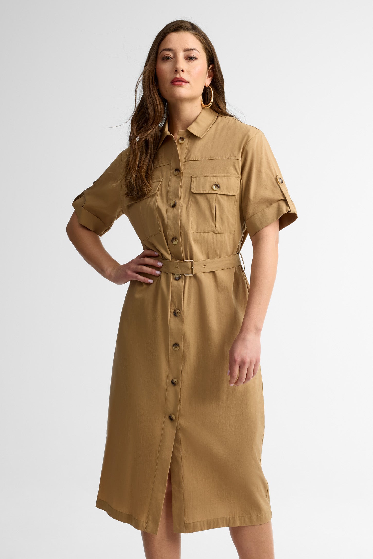 Robe maxi coton - Femme && BEIGE