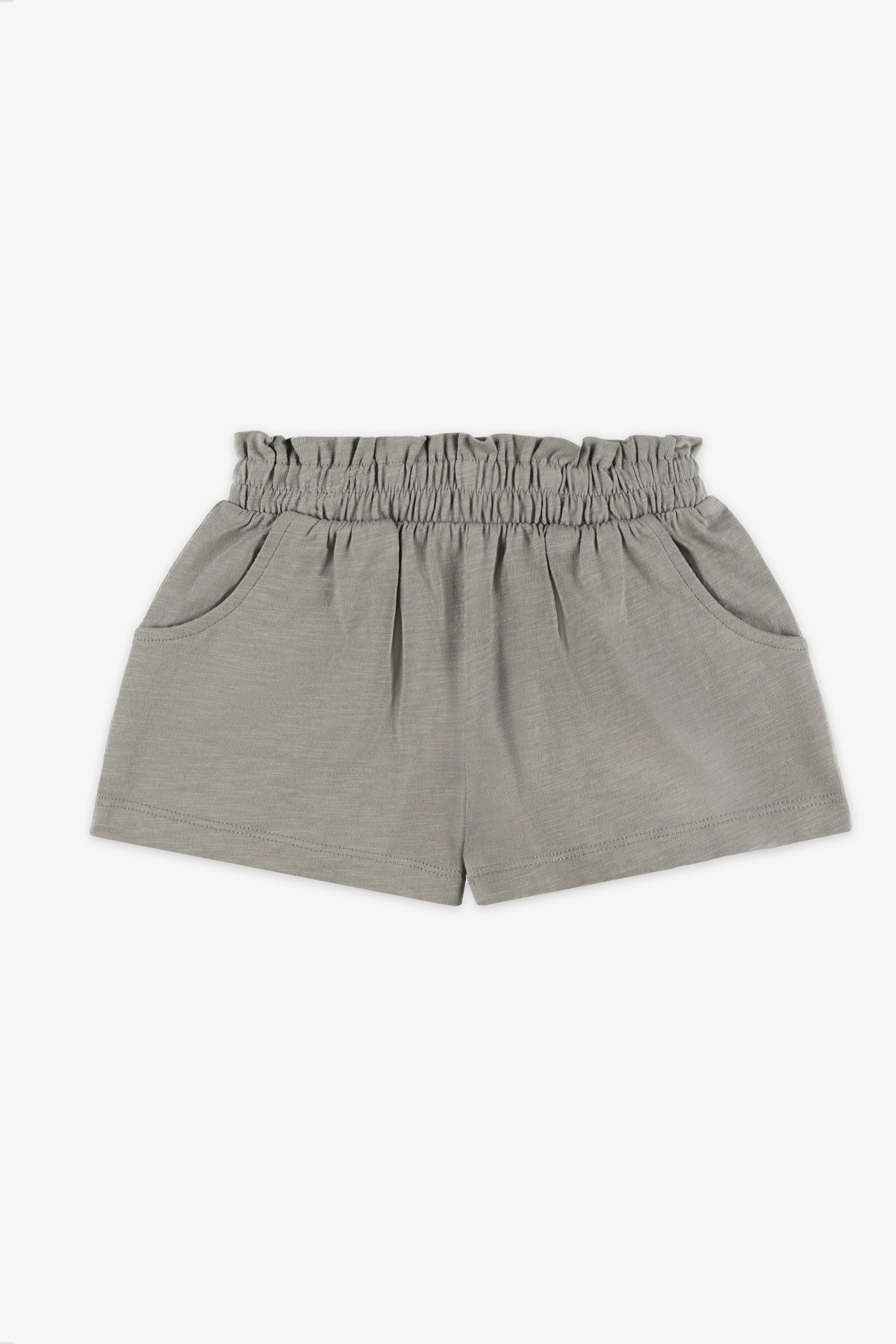 Short taille élastique coton, 2/20$ - Enfant fille && VERT