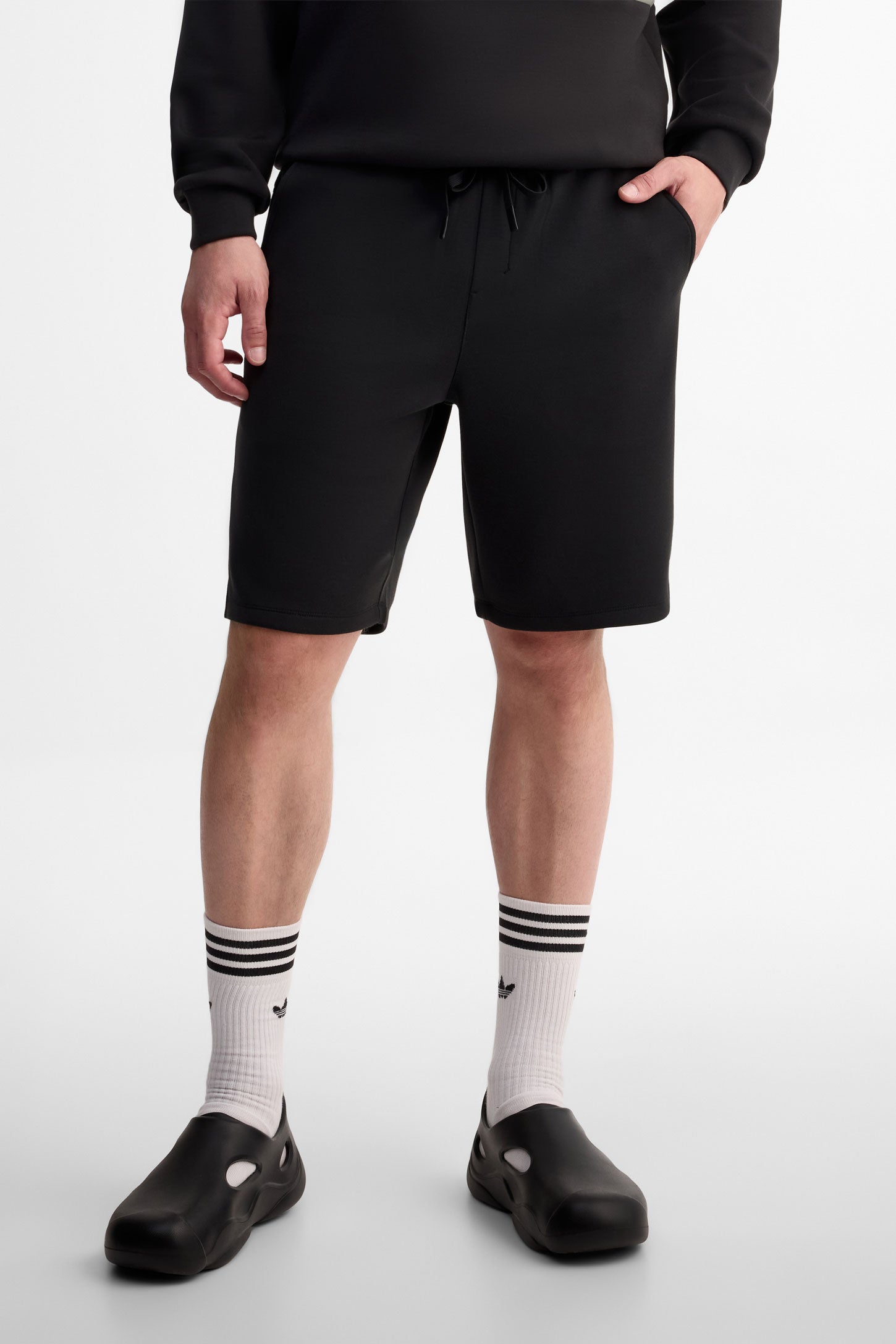 Short taille élastique - Homme && NOIR