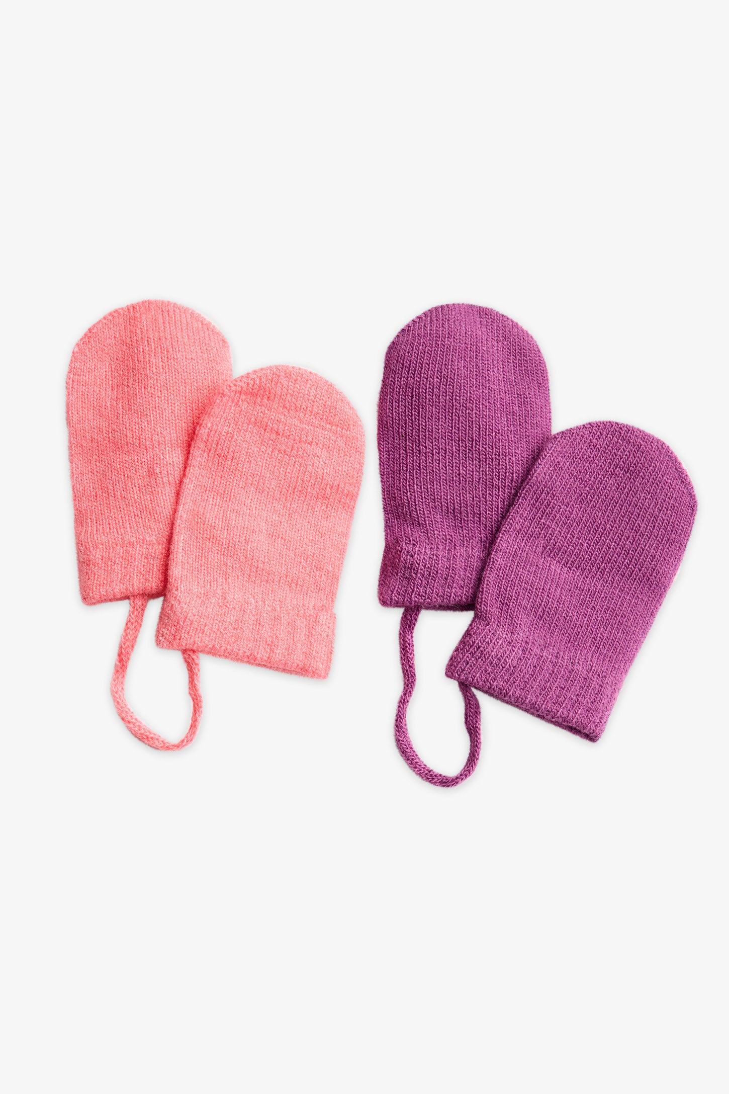 Lot de 2 paires de mitaines magiques, 2/10$ - Bébé fille && MAUVE FONCE
