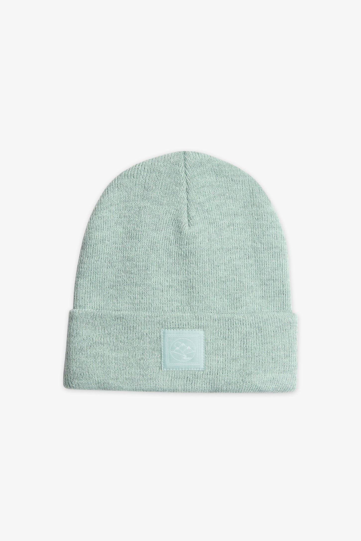 Tuque à revers tricot - Enfant fille && AQUA