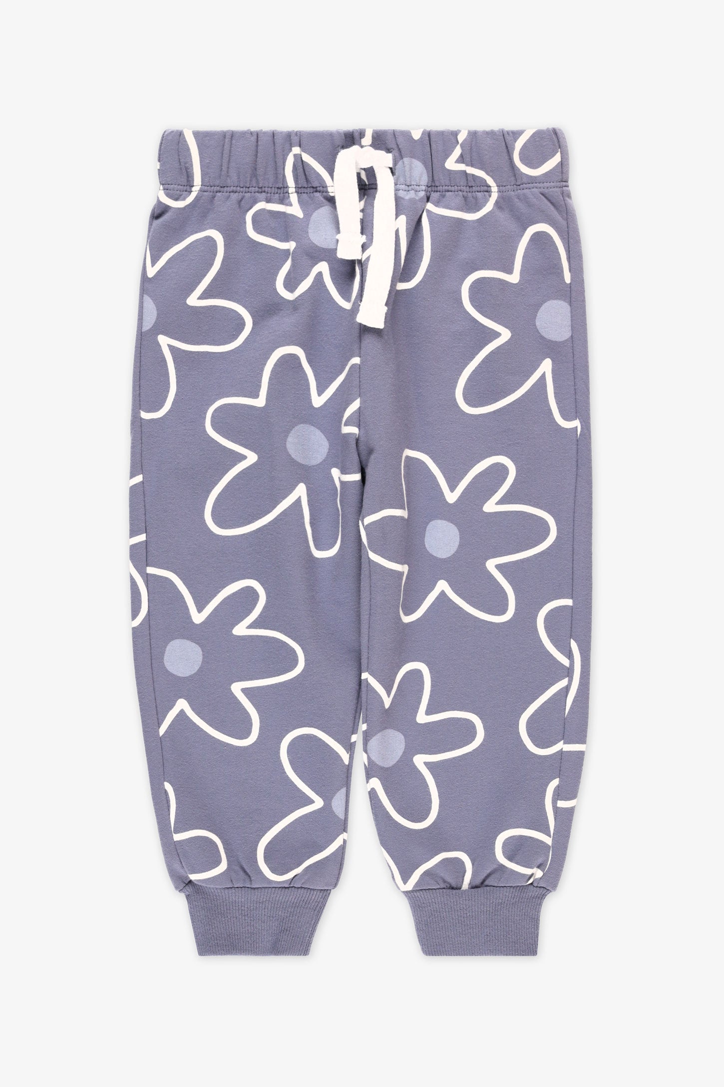 Pantalon jogger coton ouaté - Bébé fille && GRIS MULTI