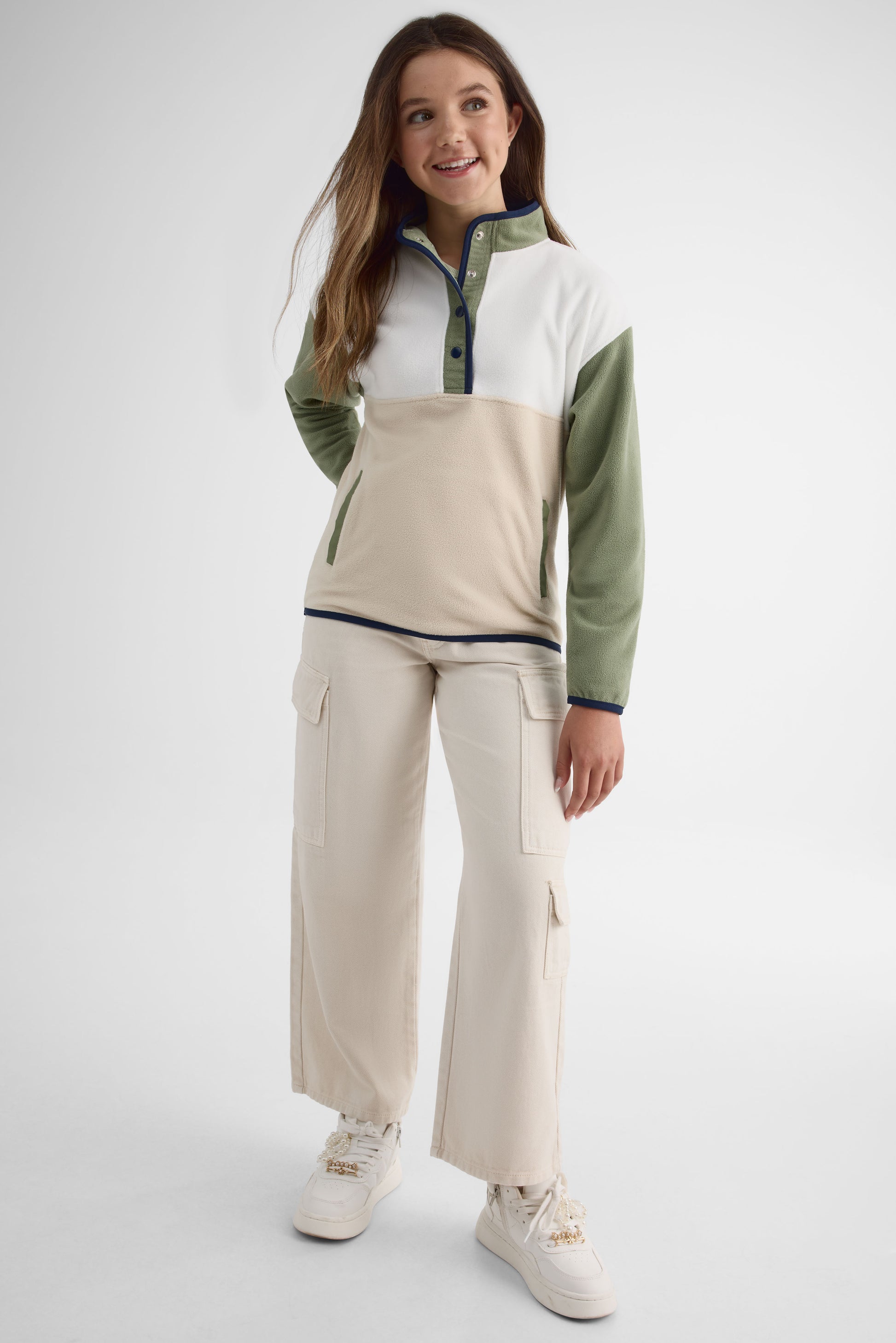 Chandail blocs de couleurs - Ado fille && SARCELLE