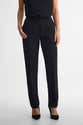 Pantalon Femme Droit Taille Haute Noir – Coupe Confort, Tissu Extensible, 2 Poches | Idéal Bureau, école, Tenue Formelle Ou Décontractée - 11