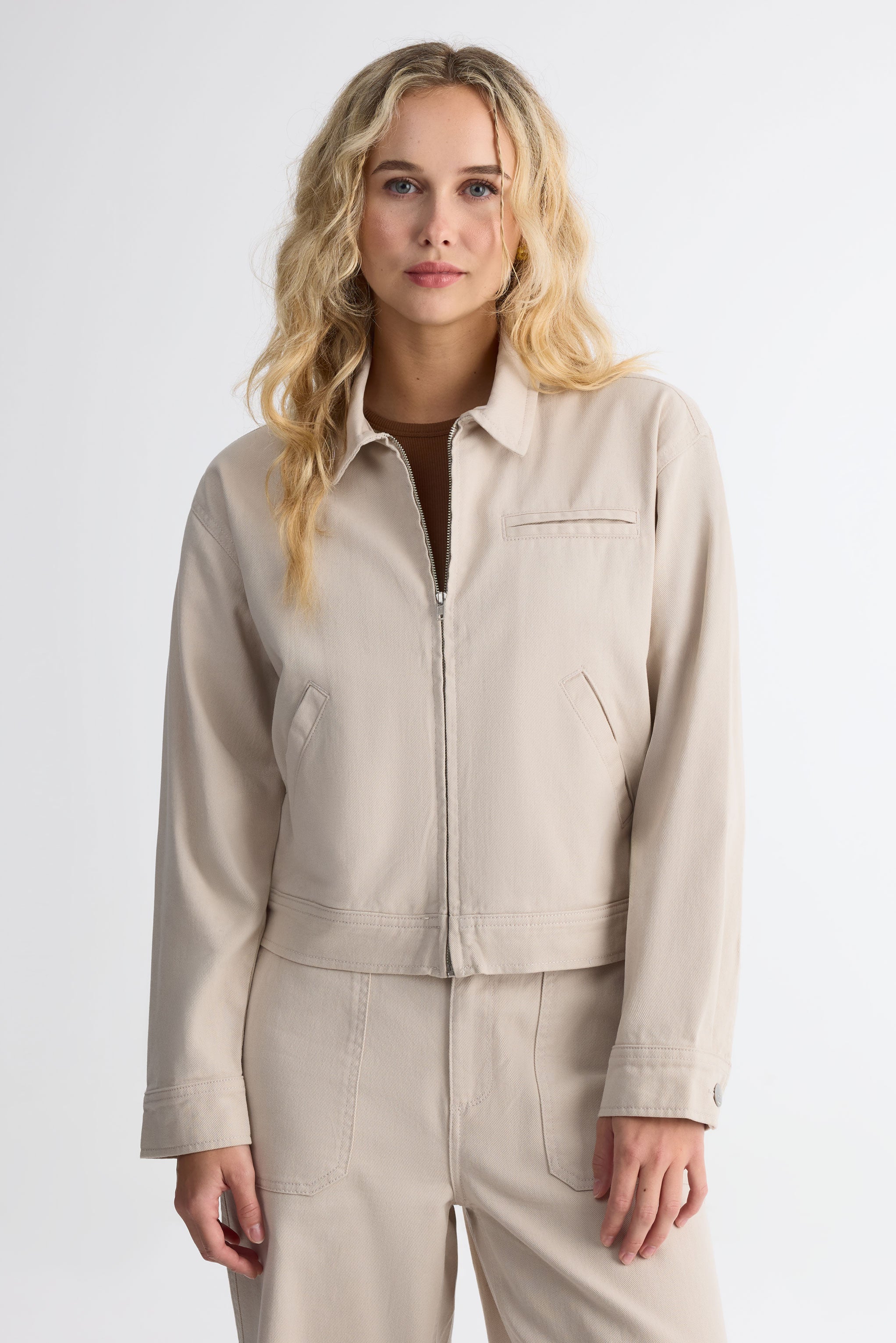 Veste Trucker - Femme && OATMEAL