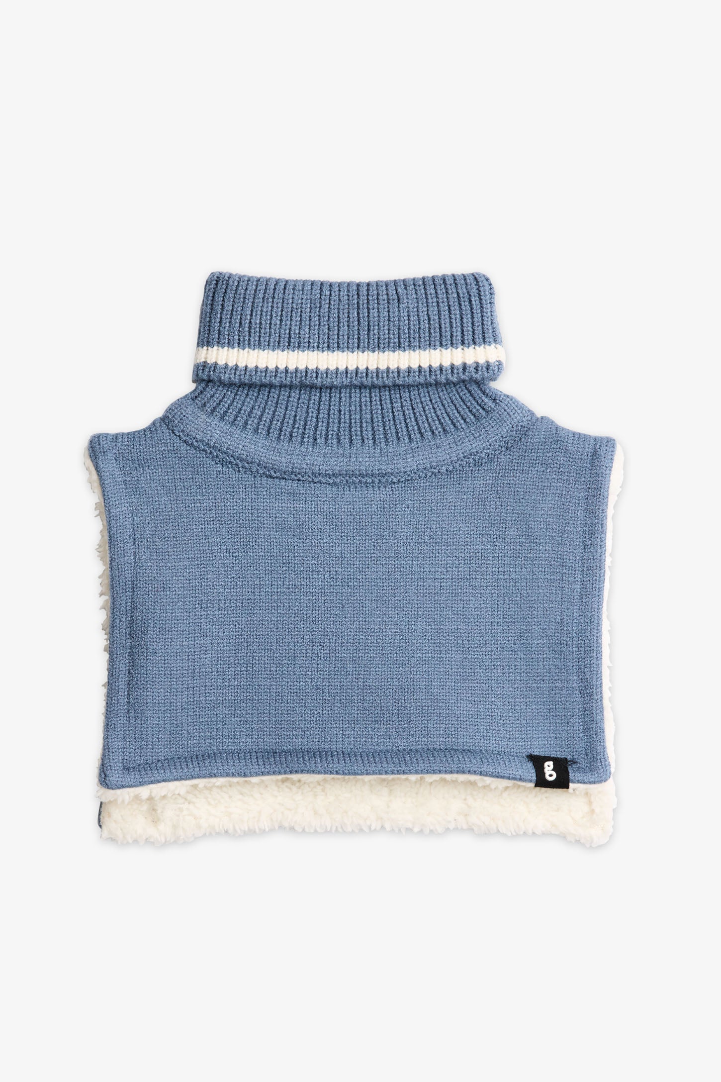 Plastron en tricot doublé sherpa - Bébé garçon && GRIS