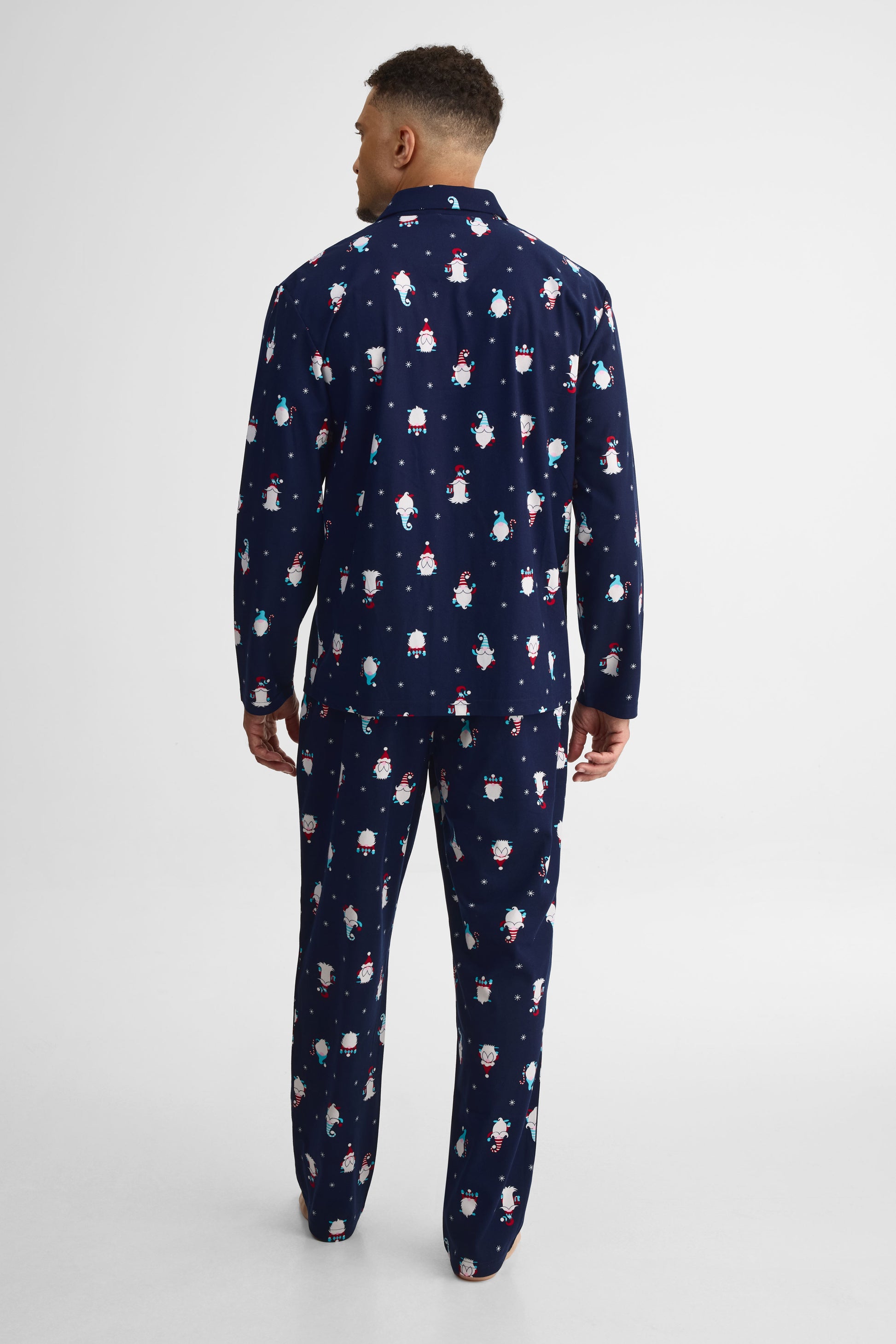 Pyjama 2 pièces flanelle imprimé – Homme && MARIN/MULTI